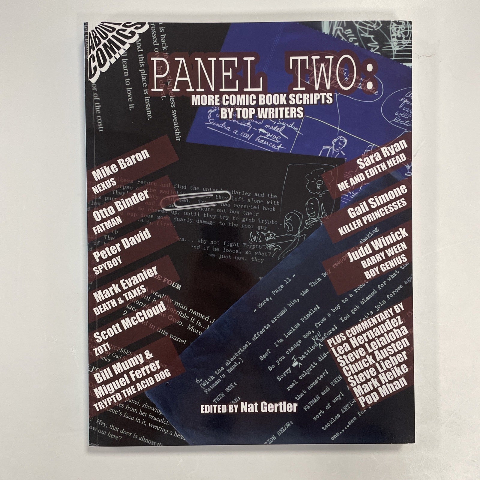 Panel One & Panel Two: Comic Book Scripts by Top Writers  2002, 2003 1st Prints5