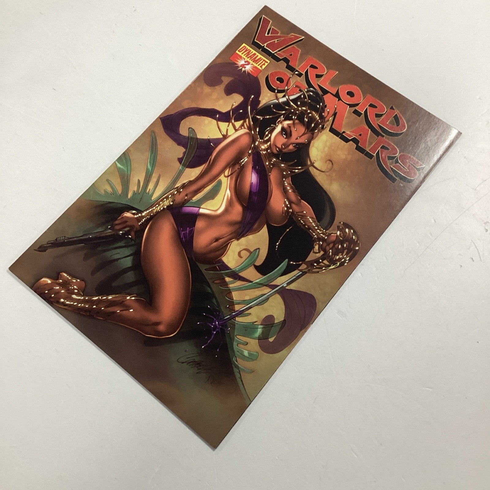 Warlord Of Mars #2 2010 VF J. Scott Campbell Variant Cover6