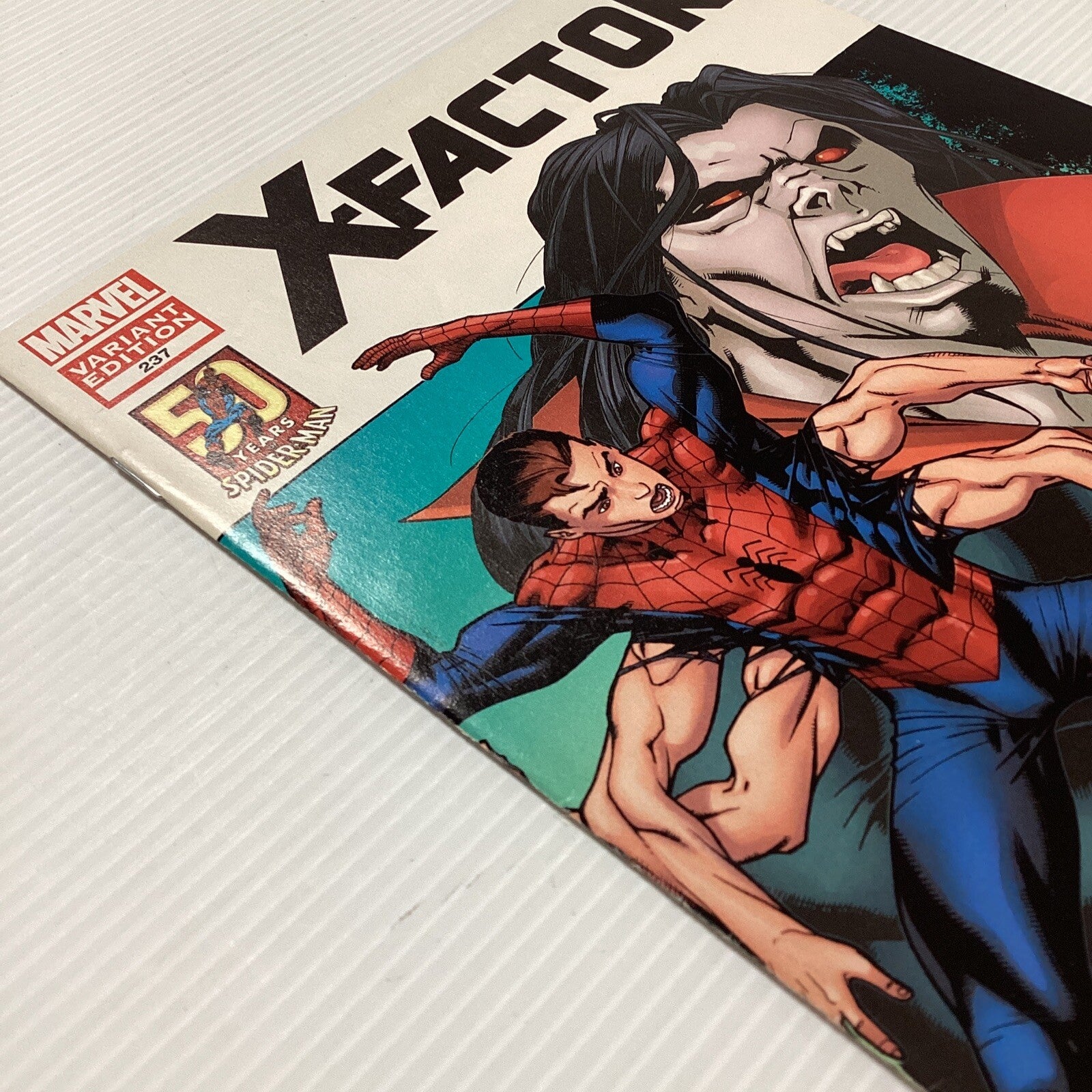 X-factor #237 2012 NM 1:25 50th Anniversary  Spiderman & Morbius Variant4
