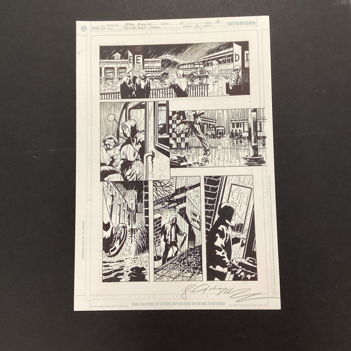 Original Artwork for Thunderbolt Jaxon #1 Page 12 By John Higgins 20060