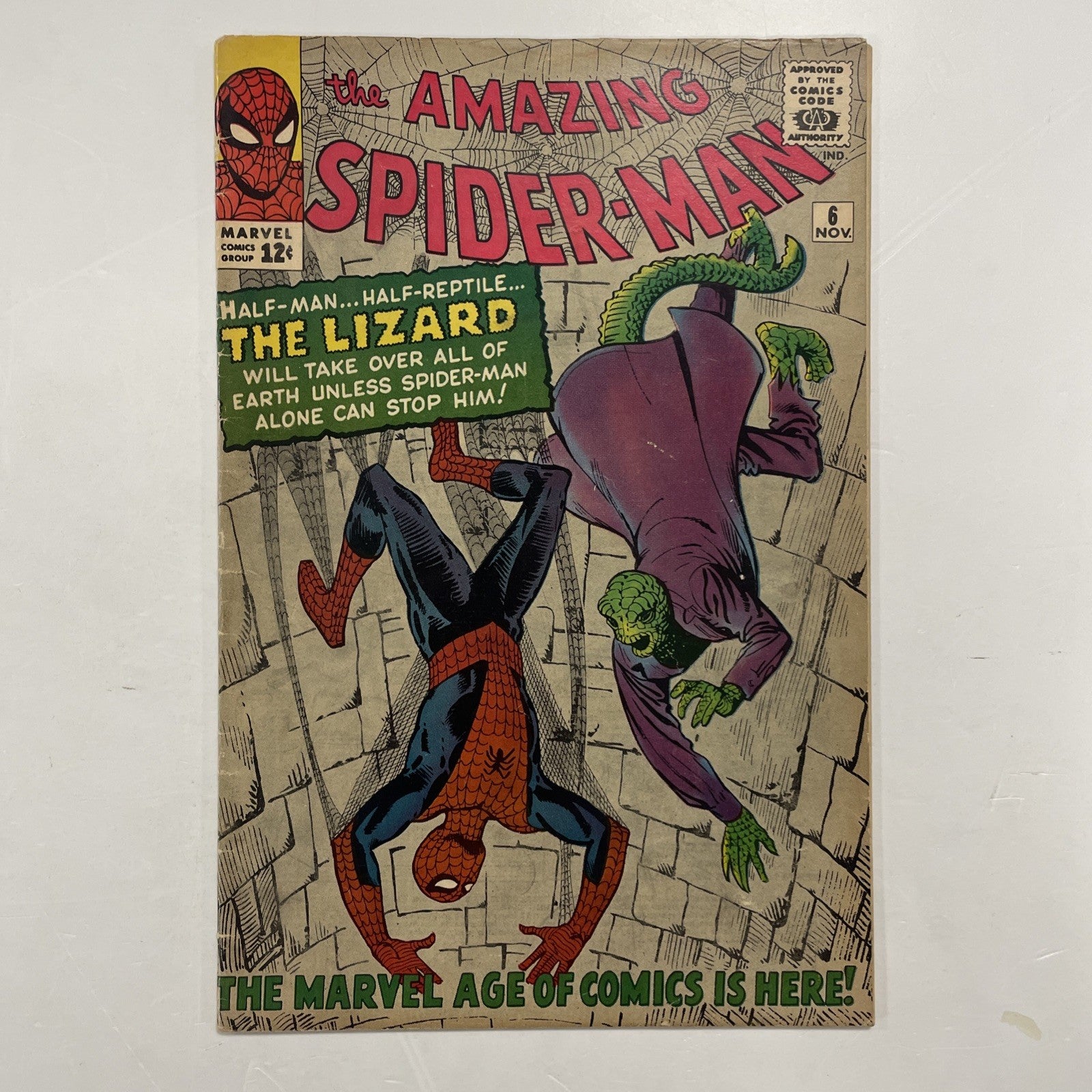 Amazing Spider-Man #6 1963 VG/FN 1st Appearance of The Lizard. *See Description0