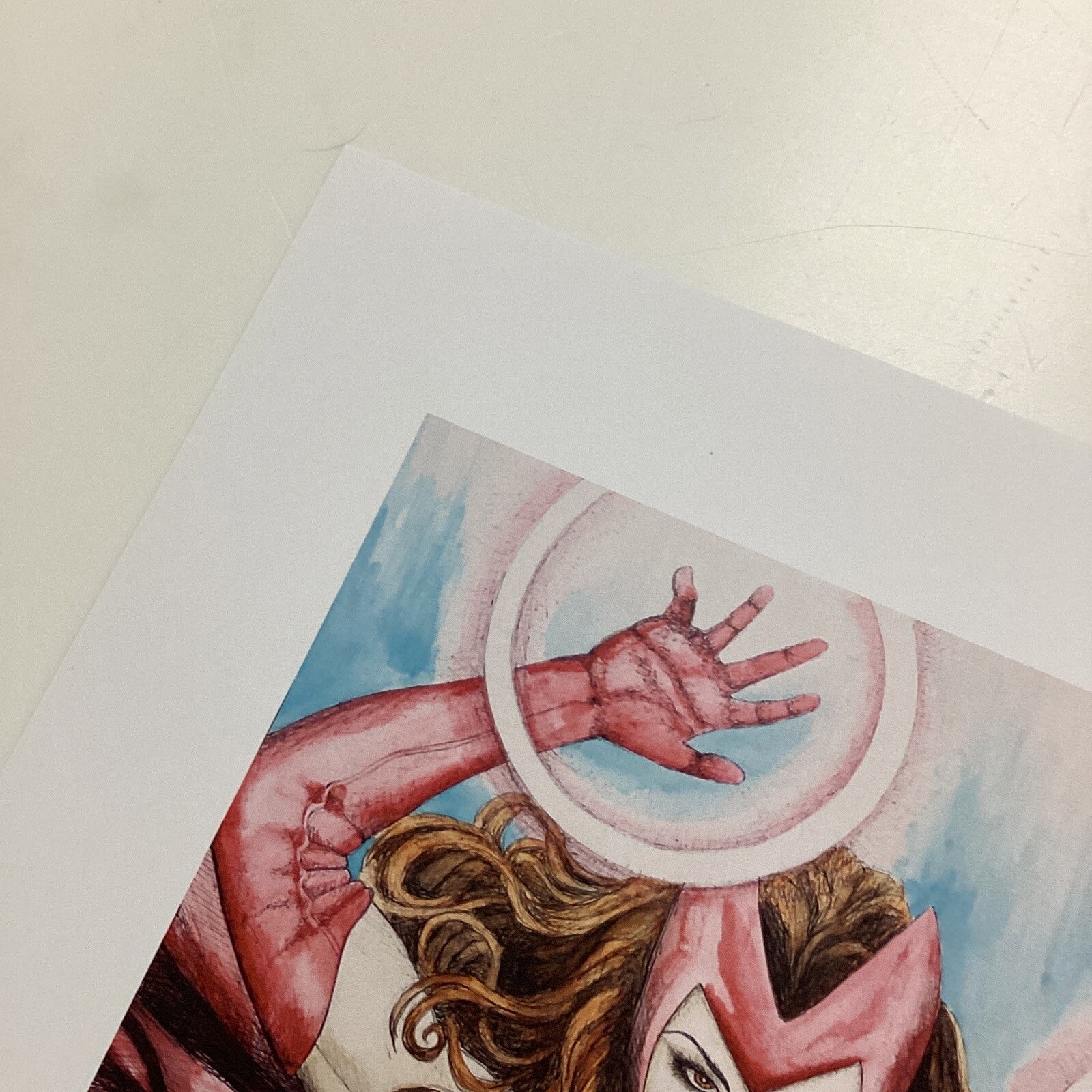 Scarlet Witch Signed Art Print by Becky Knapp7