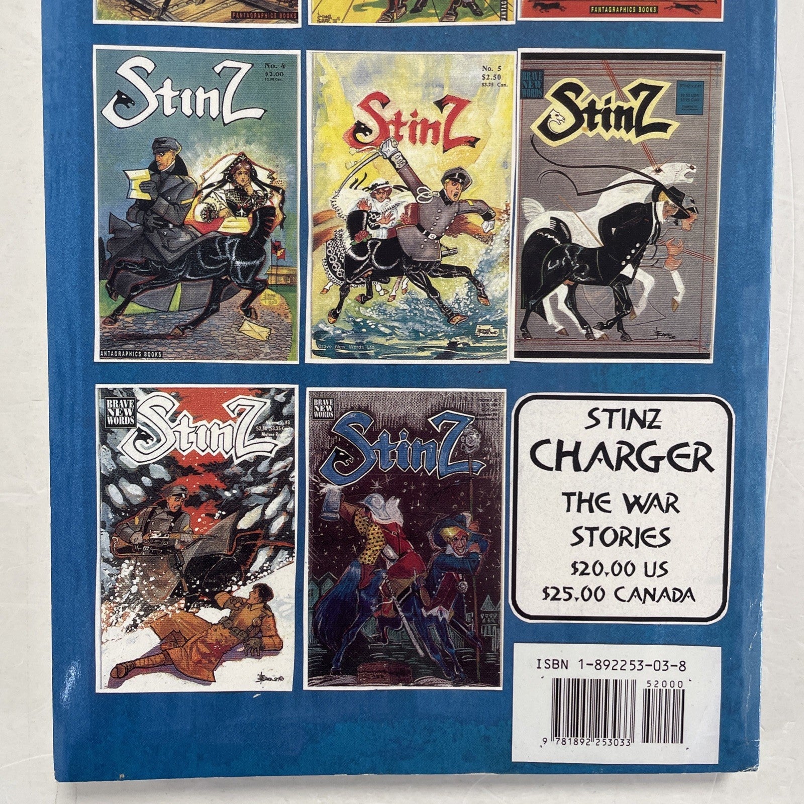 Donna Barr’s Stinz Charger The War Stories 1999 Signed and remarked Paperback6