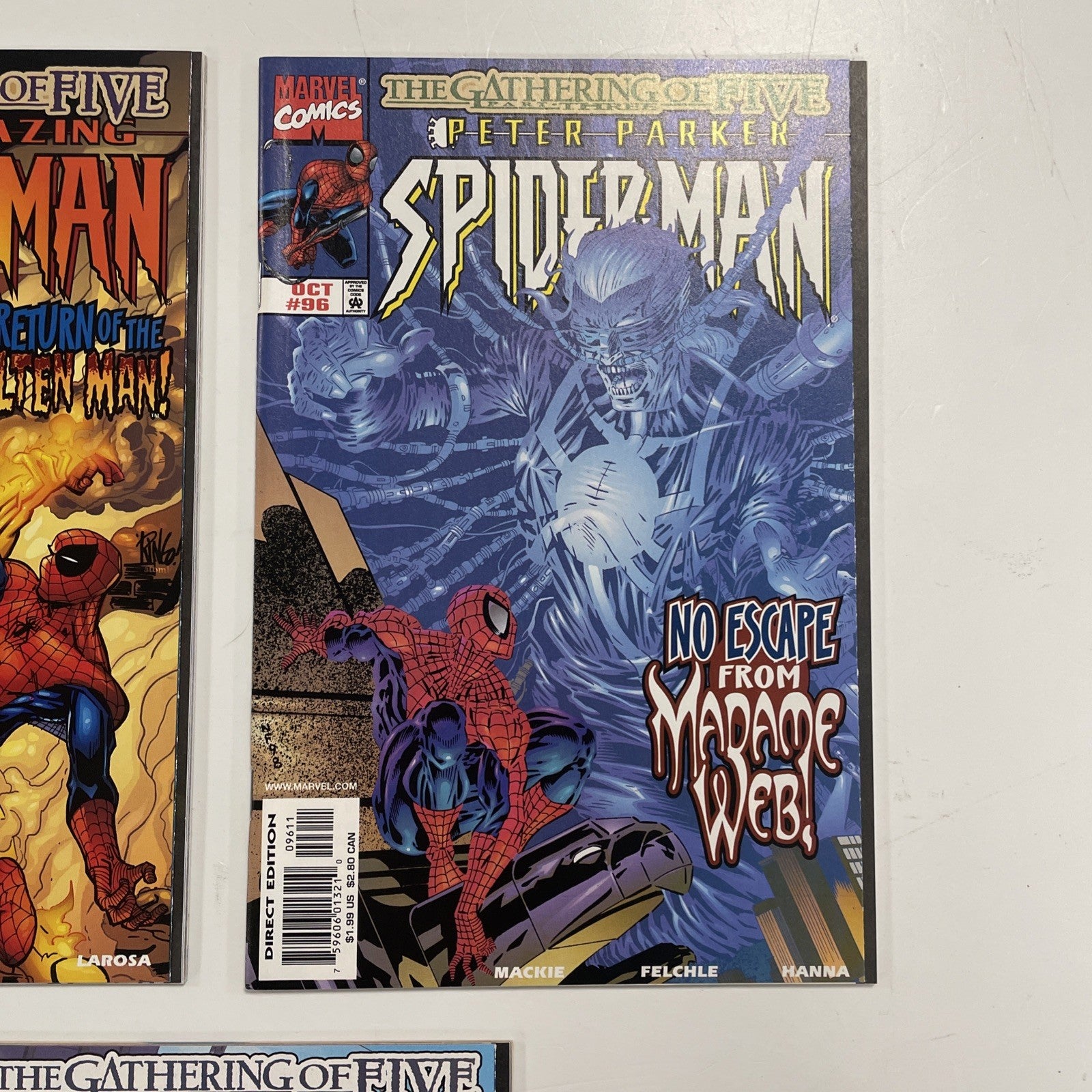Spider-Man: The Gathering of Five #1-5 1998 Complete Set VF/NM3