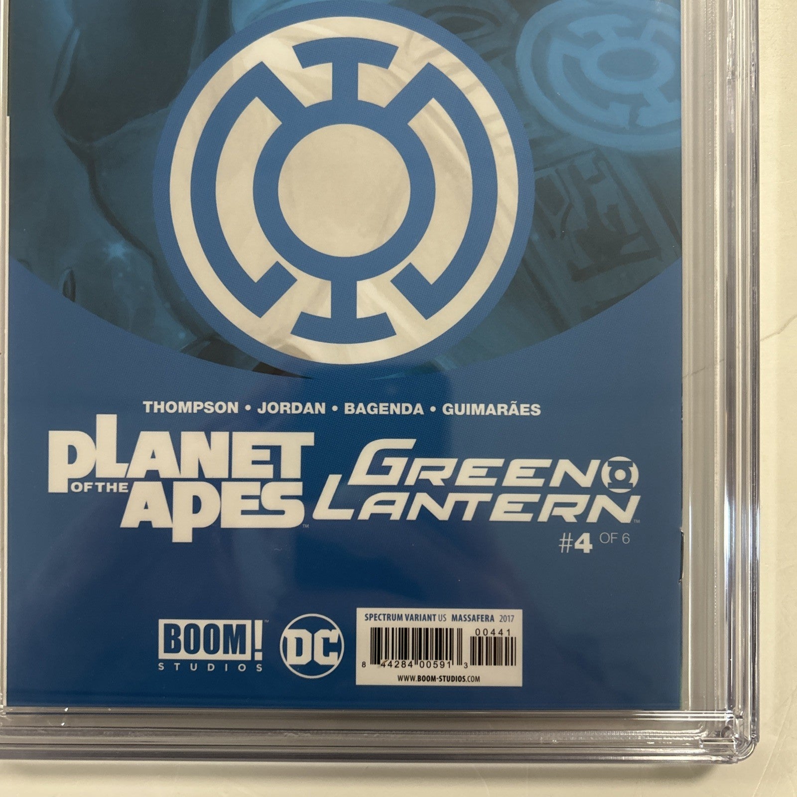 Planet of the Apes/Green Lantern #4 2017 CGC 9.8  Massafera 1:40 Virgin Variant15