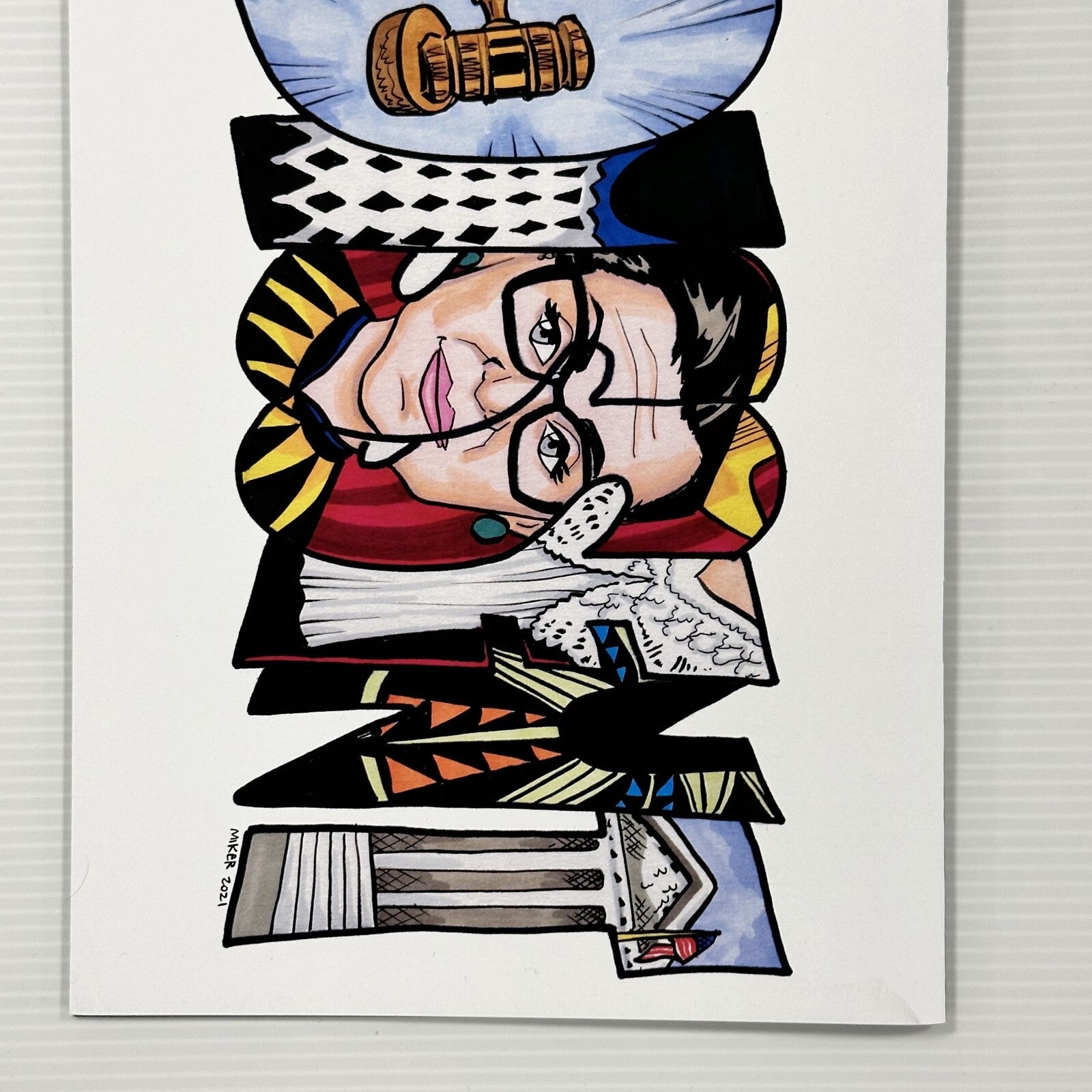 I Dissent 2021 VF/NM Ruth Bader Ginsburg Cow-abunga Trade Cover 150 Copies5