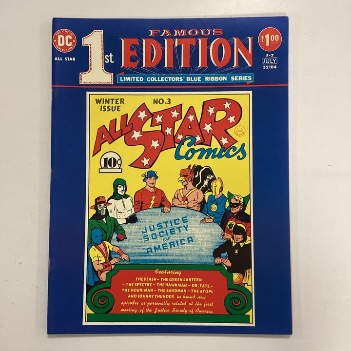 DC Famous 1st Edition All Star Comics #3 1975 VF+ Justice Society0