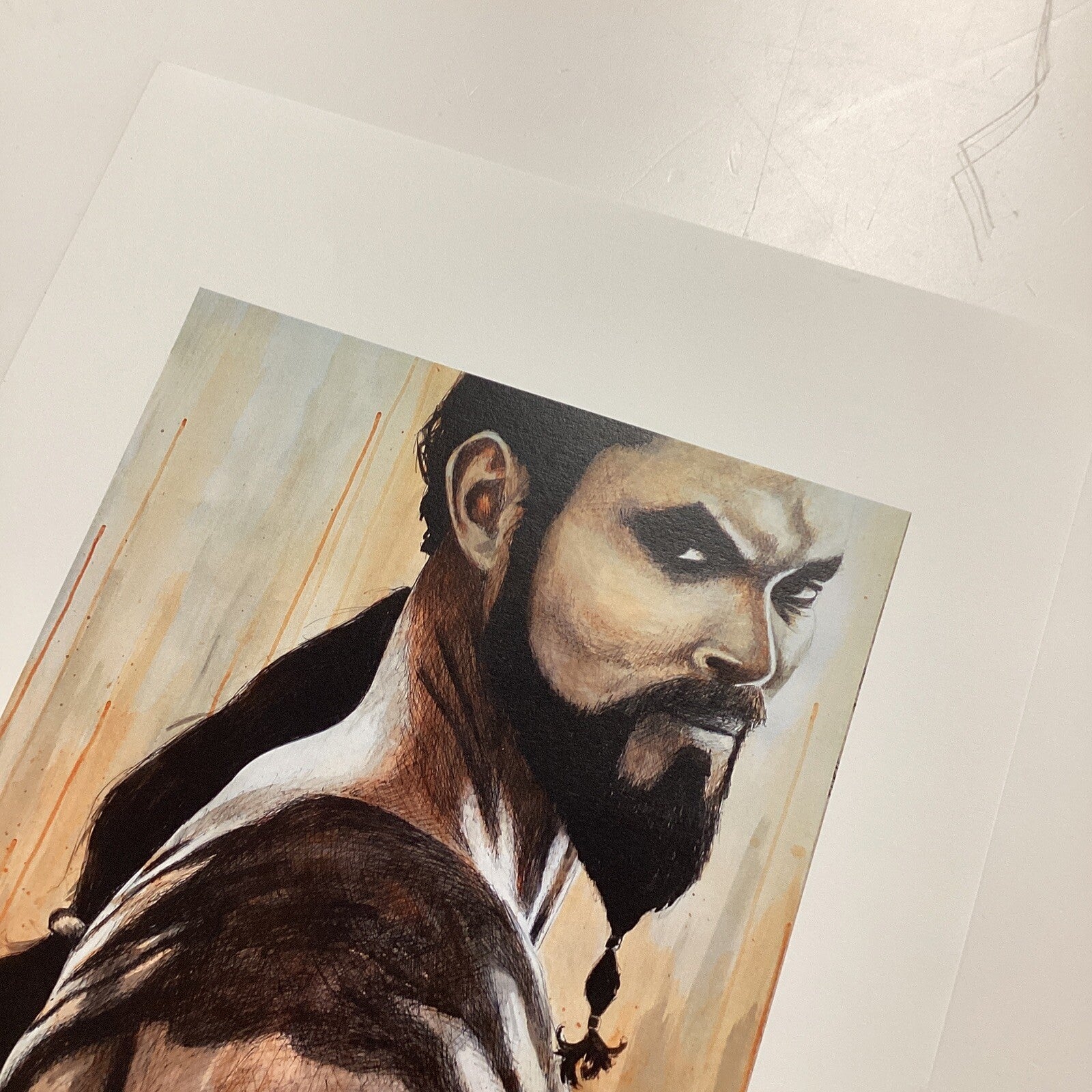 Khal Drogo Signed Art Print by Becky Knapp4