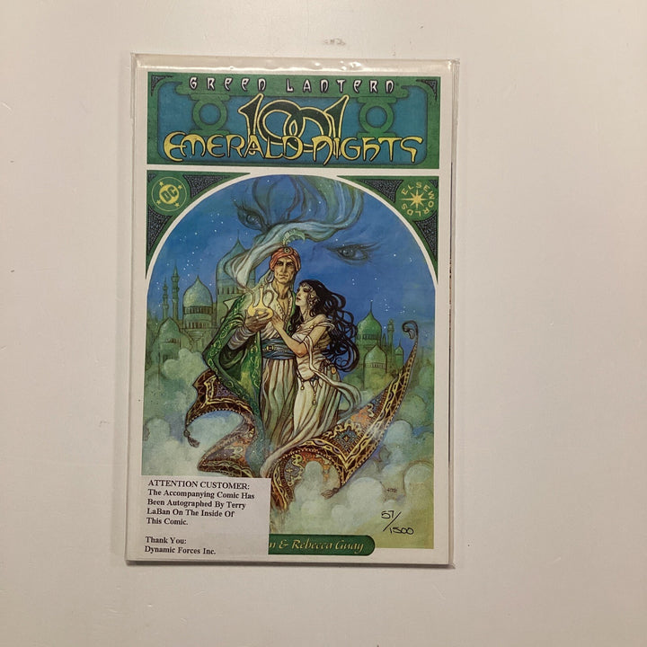 Green Lantern: 1001 Emerald Nights 2001 NM Signed Terry Laban DF CoA 57/15000
