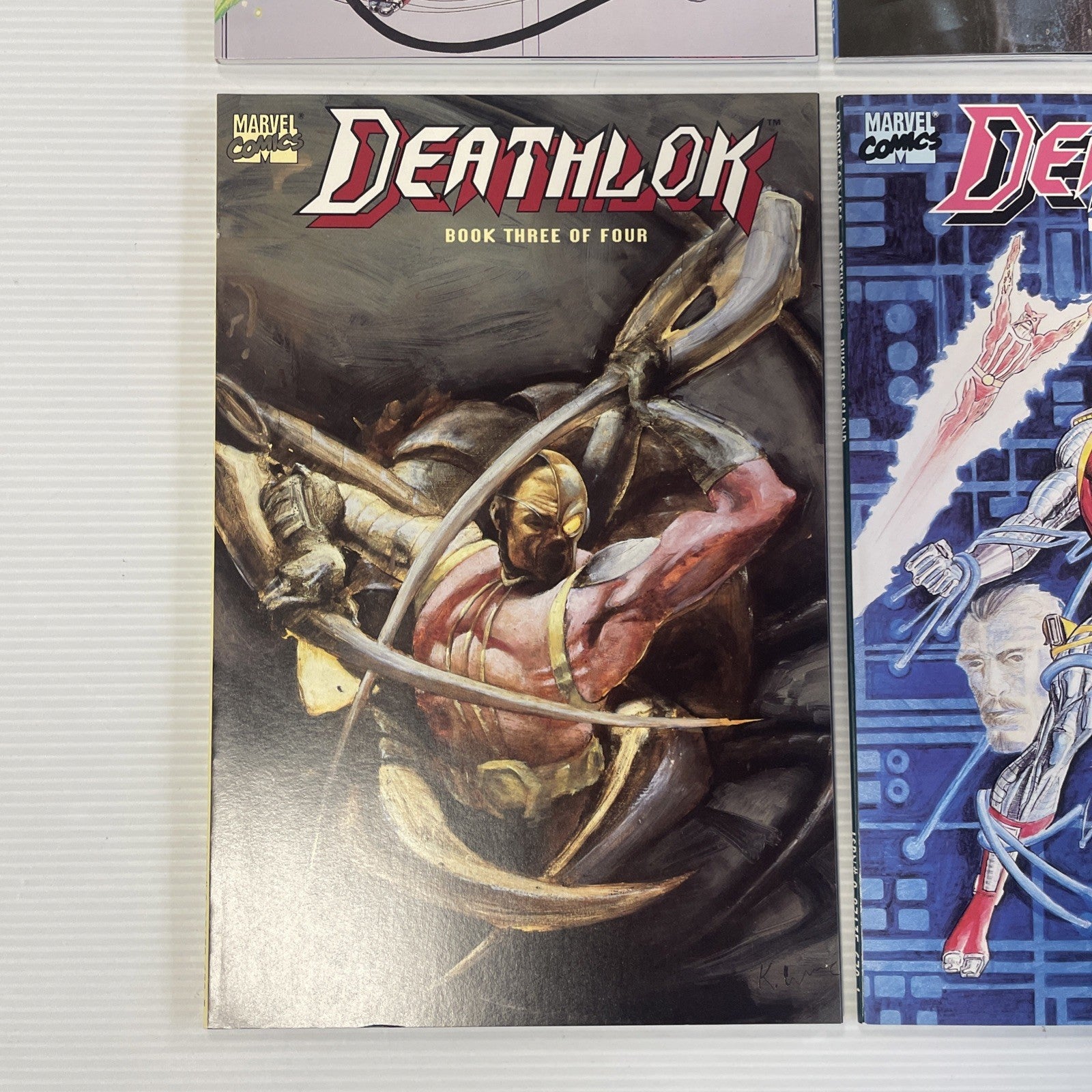 Deathlok #1-4 1990 NM Complete Mini Series3