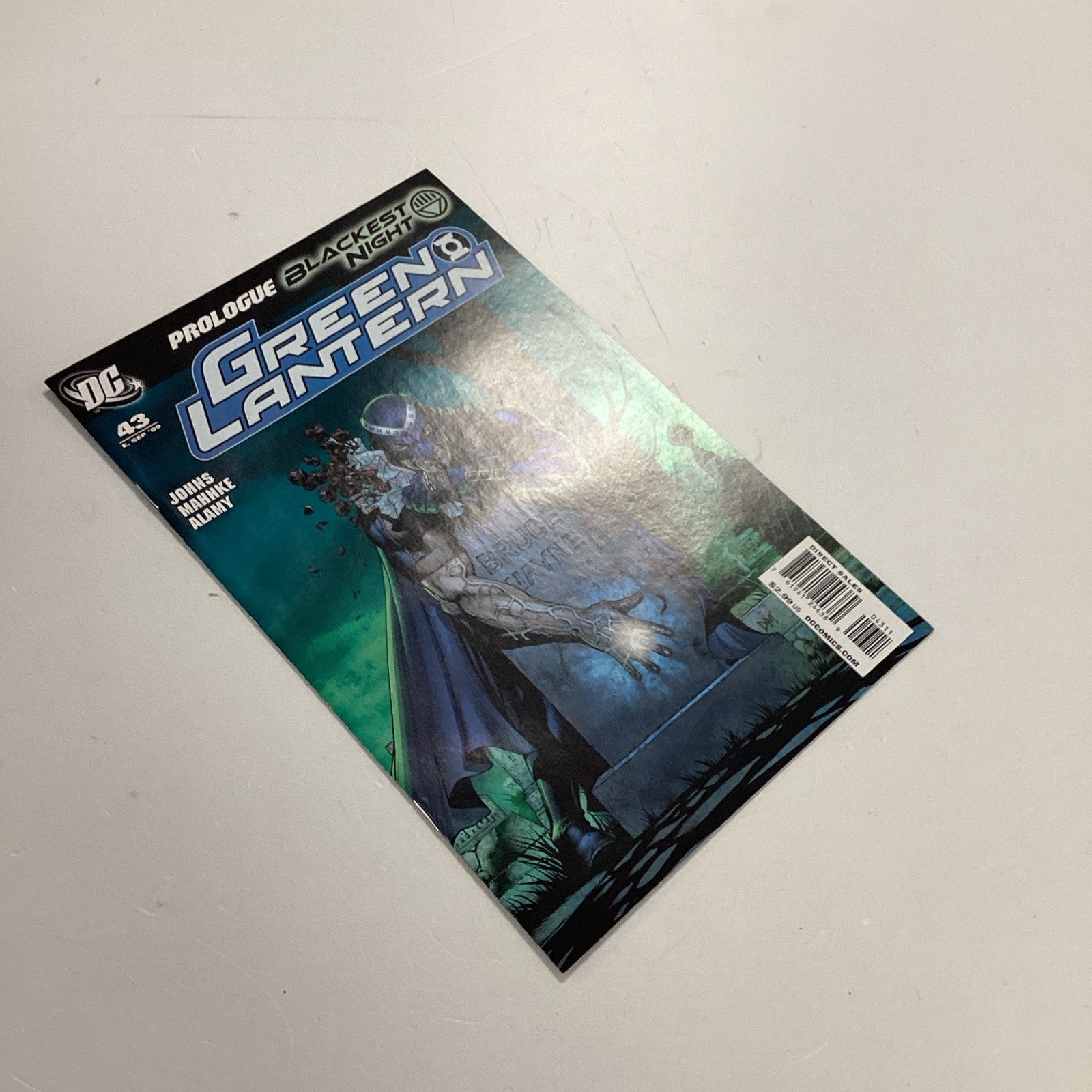 Green Lantern #43 2009 NM 1st Appearance of Black Lantern Geoff Johns3