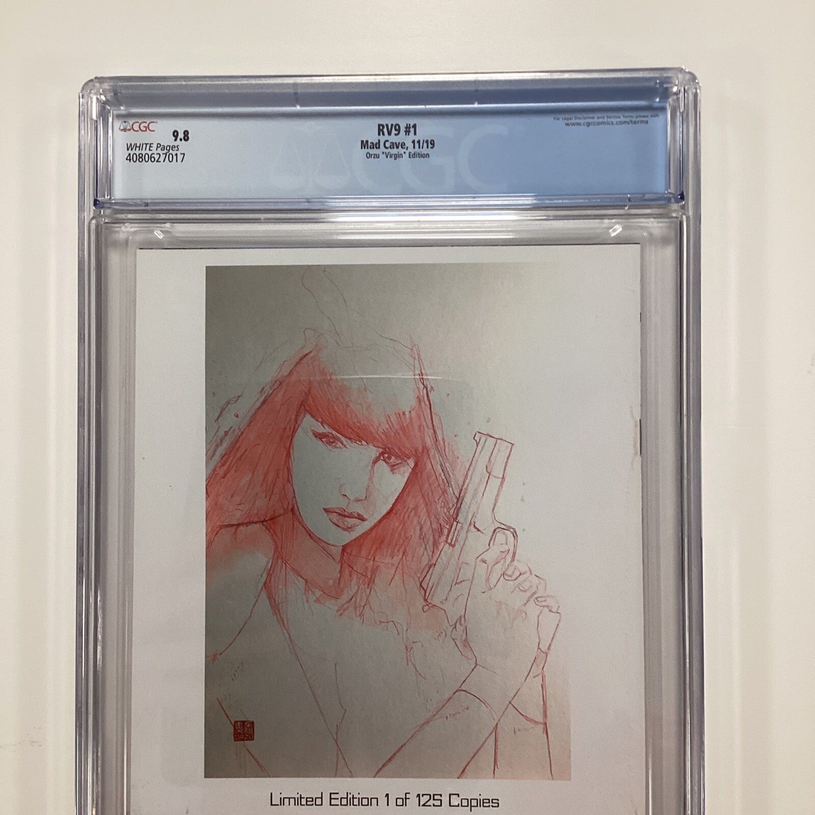 RV9 #1 2019 CGC 9.8 Zu Orzu Virgin Variant Exchange Collectibles 1 of 1254