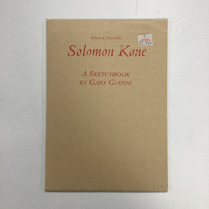 The Solomon Kane Sketchbook 1997 by Gary Gianni in Envelope Sleeve Rare Oop! VGC0