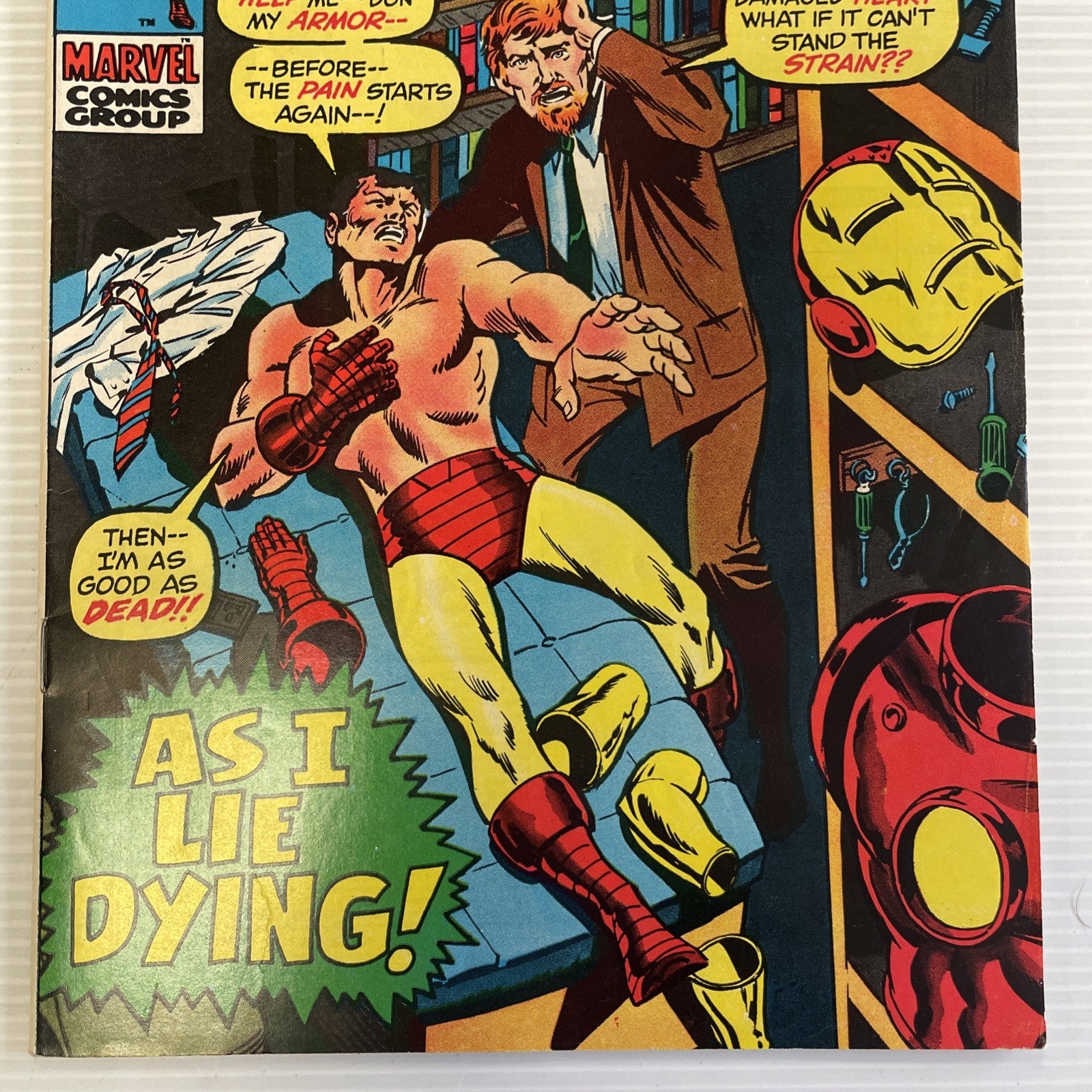 Iron Man #37 1971 FN/VF Pence Stamp 1st App Foreman2