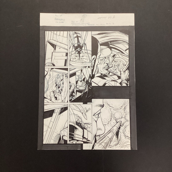 Original Artwork Judge Dredd The Talented Mayor Ambrose 1678 Page 6 John Higgins0