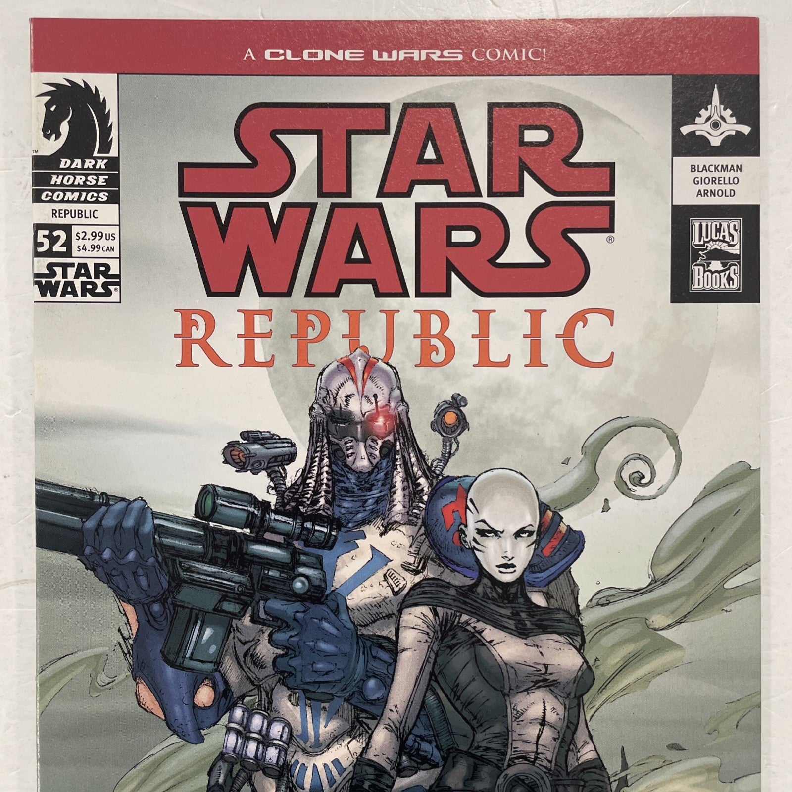 Star Wars #52 2003 VF/NM 1st Asajj Ventress Cover1