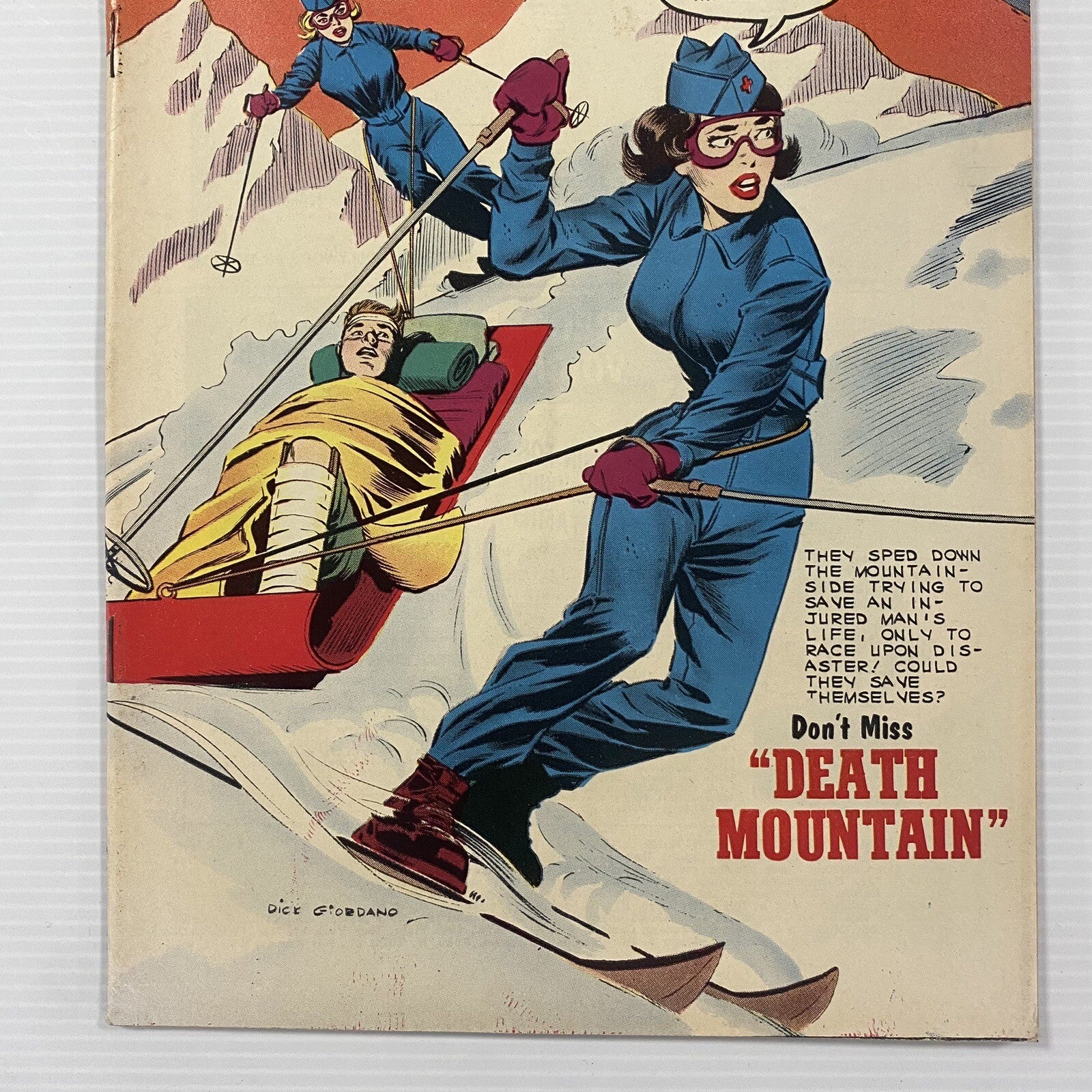 Sue and Sally Smith Flying Nurses 1962 #50 VG+ Pence copy **Rusted staples**2