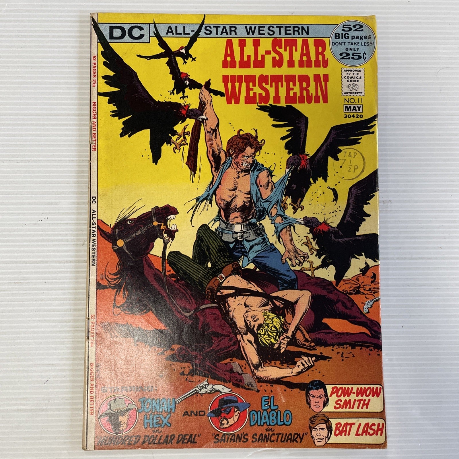 All Star Western #11 1972 FN  2nd Appearance of Jonah Hex Pence Stamp0