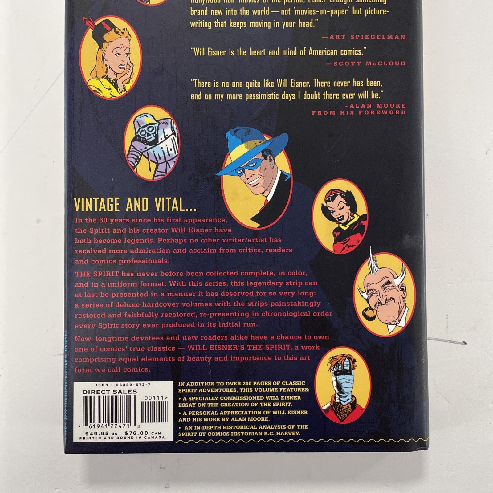 The Spirit Archive Will Eisner Vol 1 2000 First Printing HC Graphic Novel5