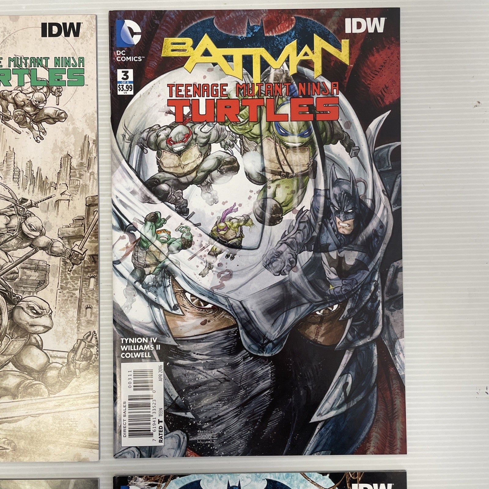 Batman / Teenage Mutant Ninja Turtles Adventures #1-6 2016 Complete Set **3
