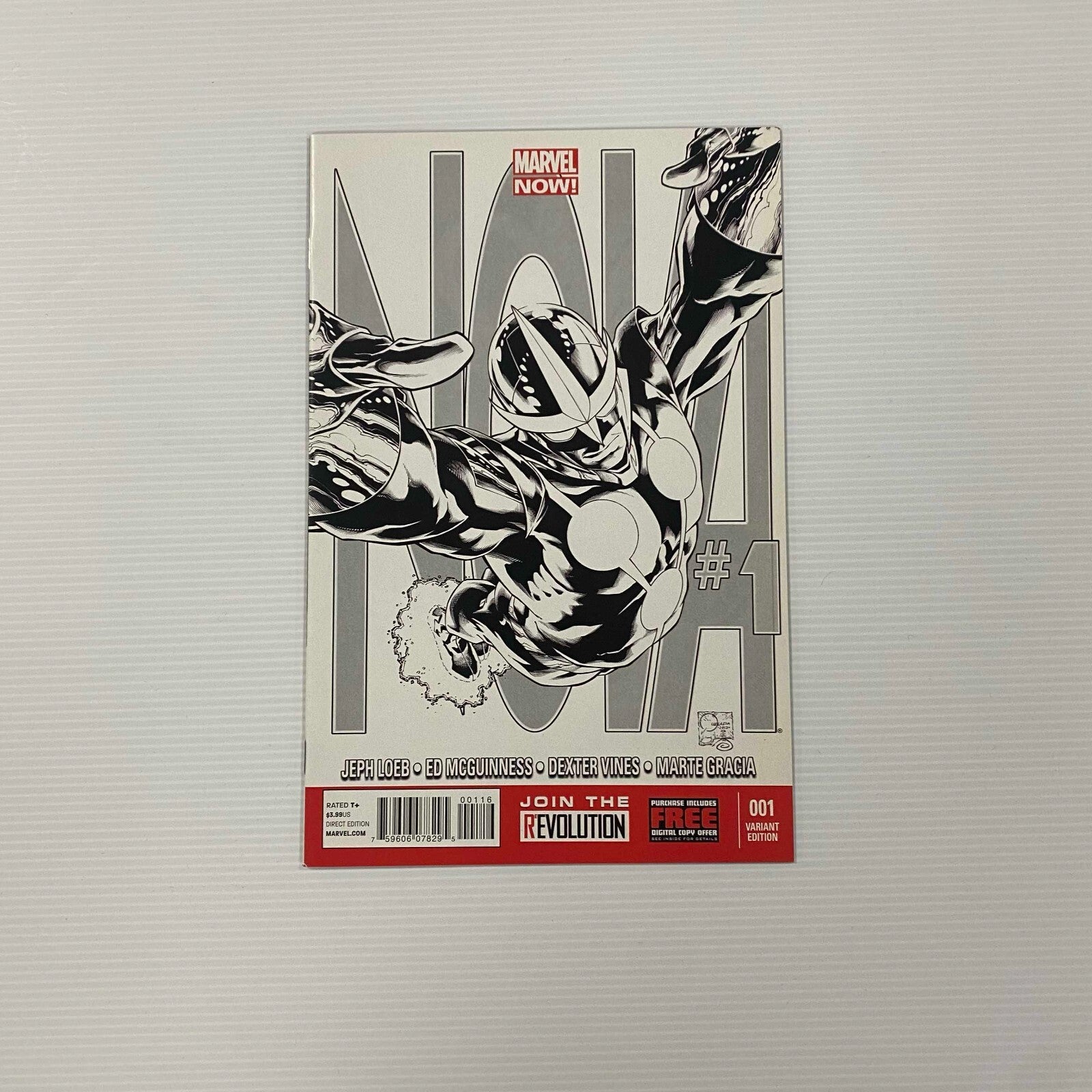 Nova #1 2013 NM Joe Quesada Sketch Variant 1:1000