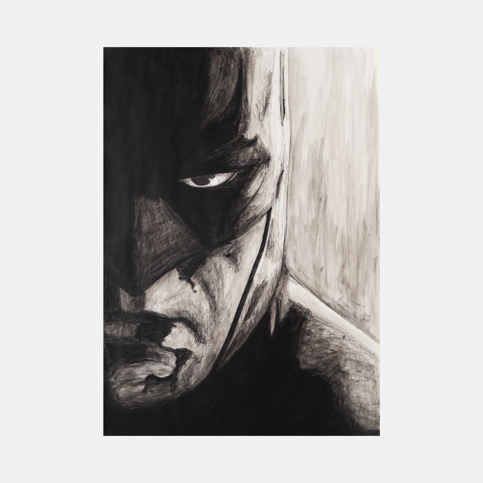 Batman Original Art by Becky Knapp with COA (80x59cm)0