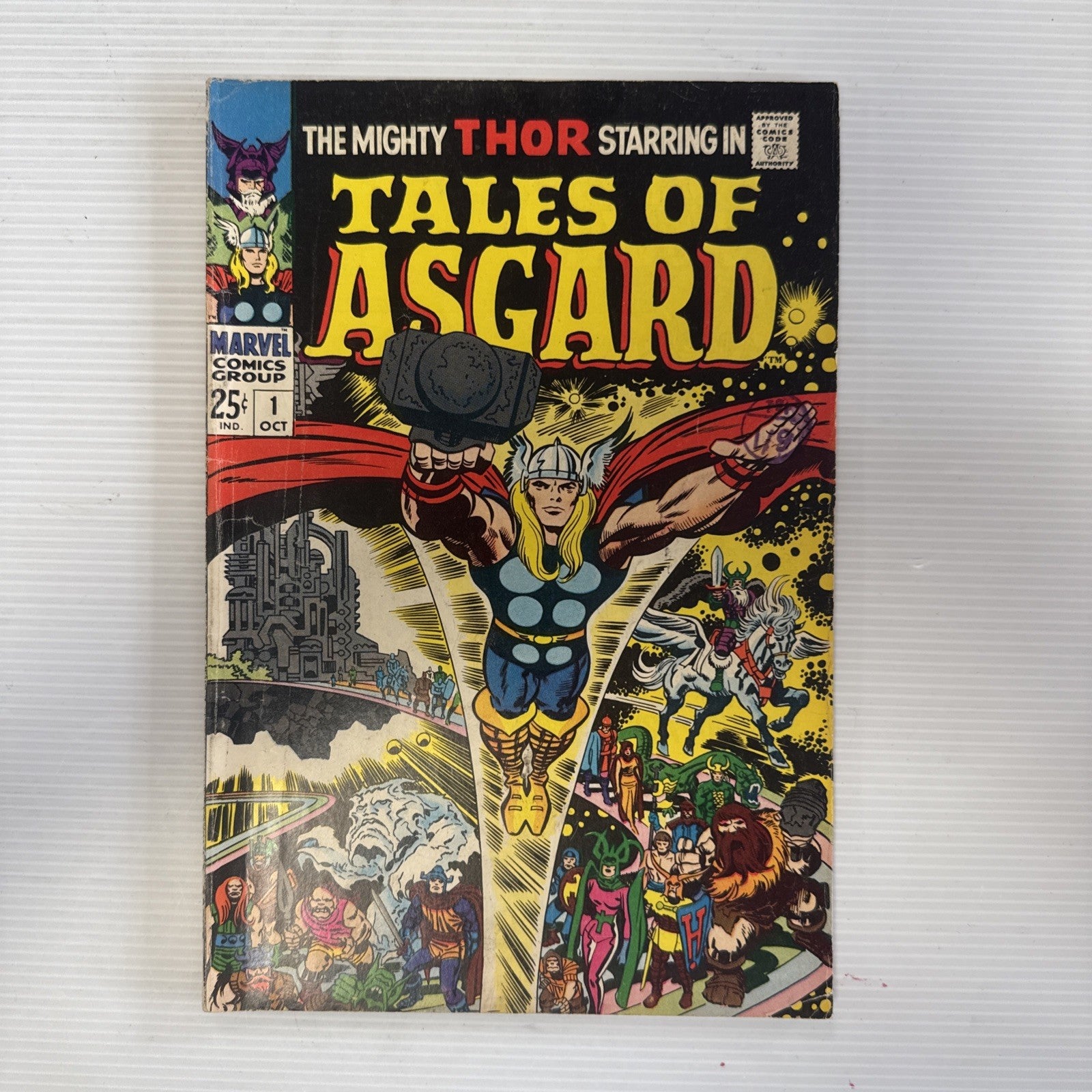 Tales Of Asgard #1 1968 VG+ Pence Stamp0