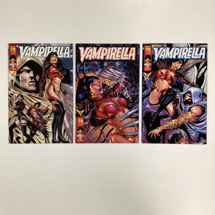 Vampirella Monthly #13-#15 Avg. VF/NM 1999 World's End 1, 2 & 30