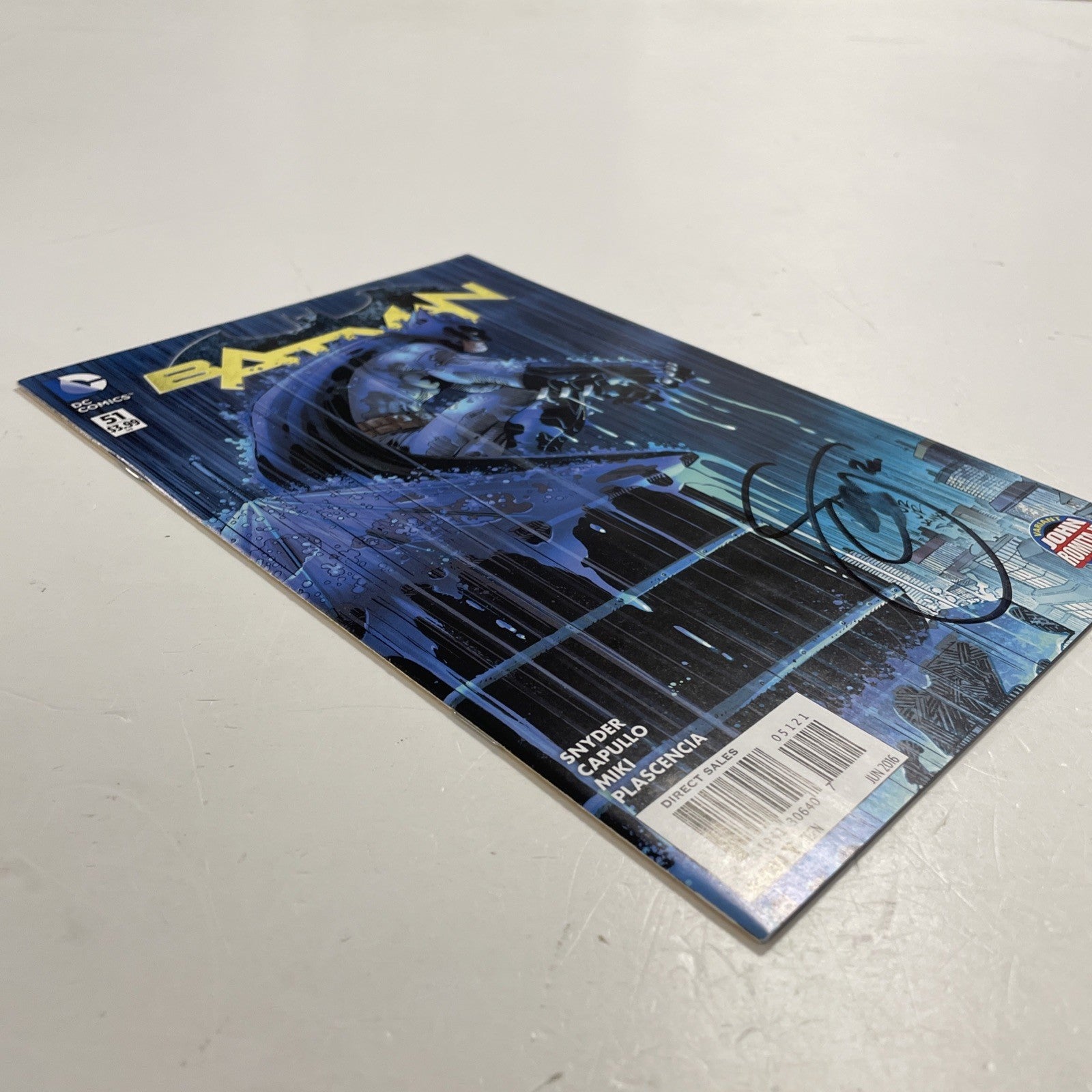 Batman #51 2016 John Romita Jr  Variant Cover Signed by Scott Snyder3