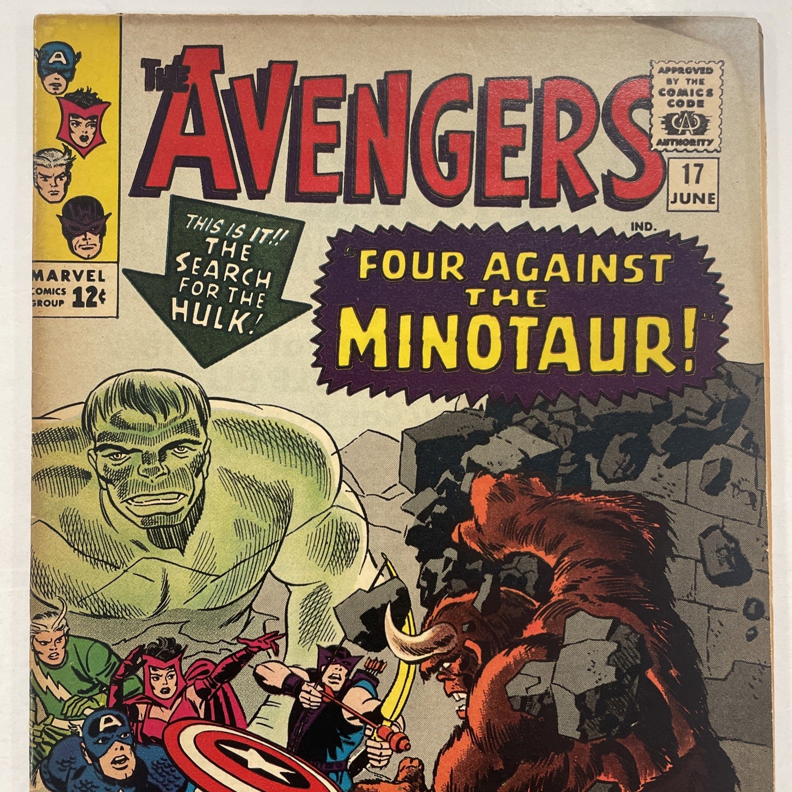Avengers #17 1965 VG **Water marks around the edges1