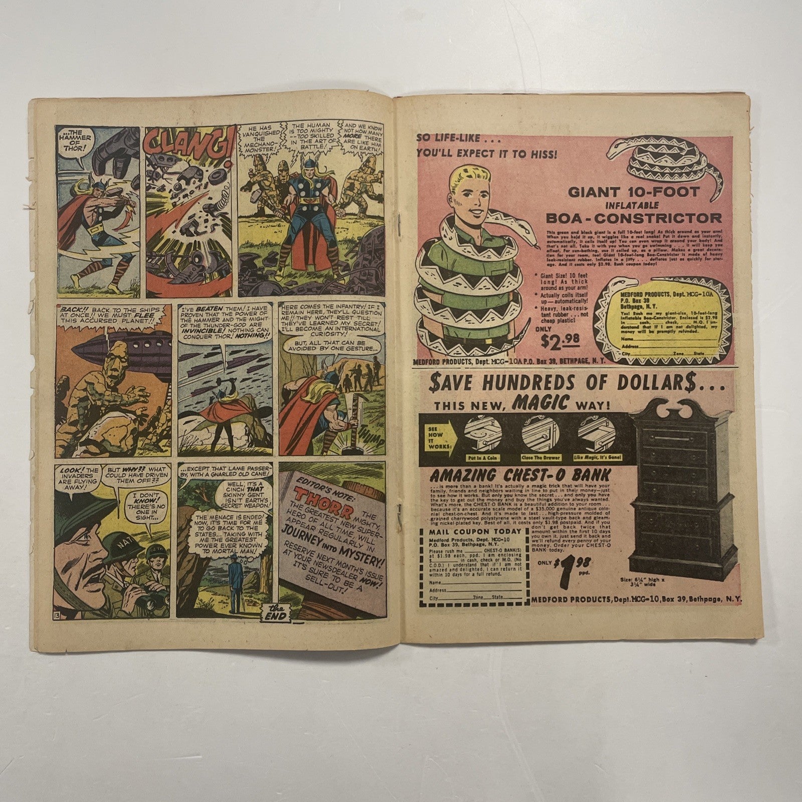 Journey Into Mystery #83 1963 GD/VG 1st App of Thor Pence *See Description16