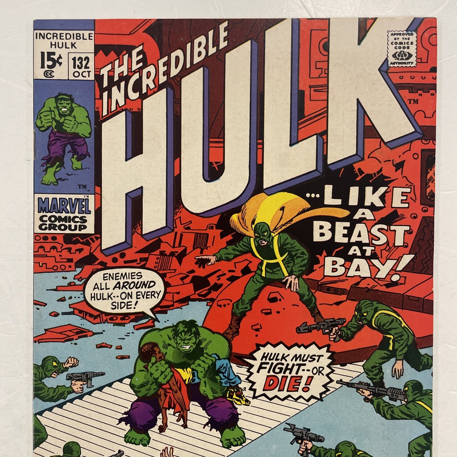Incredible Hulk #132 1970 FN/VF1