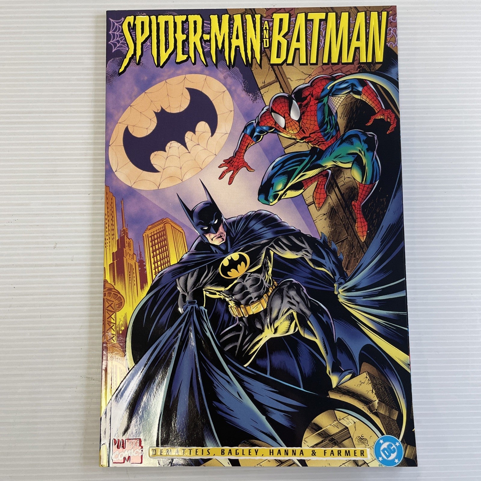 Spider-Man and Batman #1 1995 VF/NM TPB Prestige Marvel DC Crossover0
