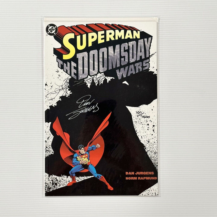 Superman Doomsday Wars #1 1998 Signed by Dan Jurgens CoA