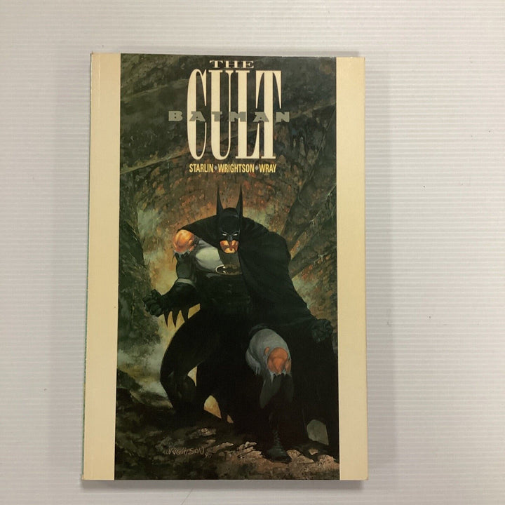 Batman The Cult TPB 1991 First Print Bernie Wrightson Cover