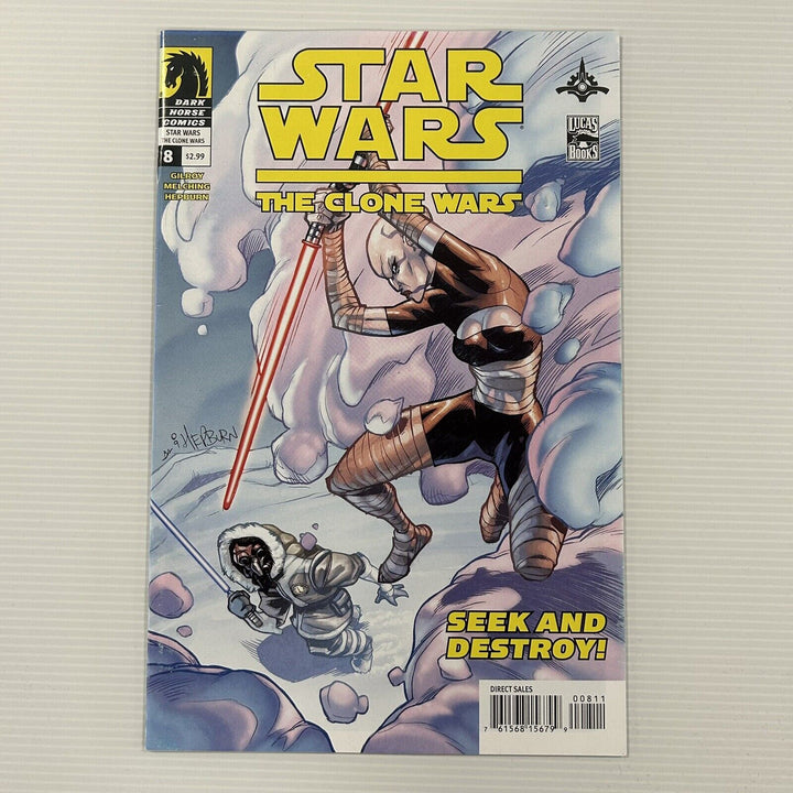 Dark Horse Star Wars Clone Wars #8 2009 VF/NM 1st Commander Wolffe