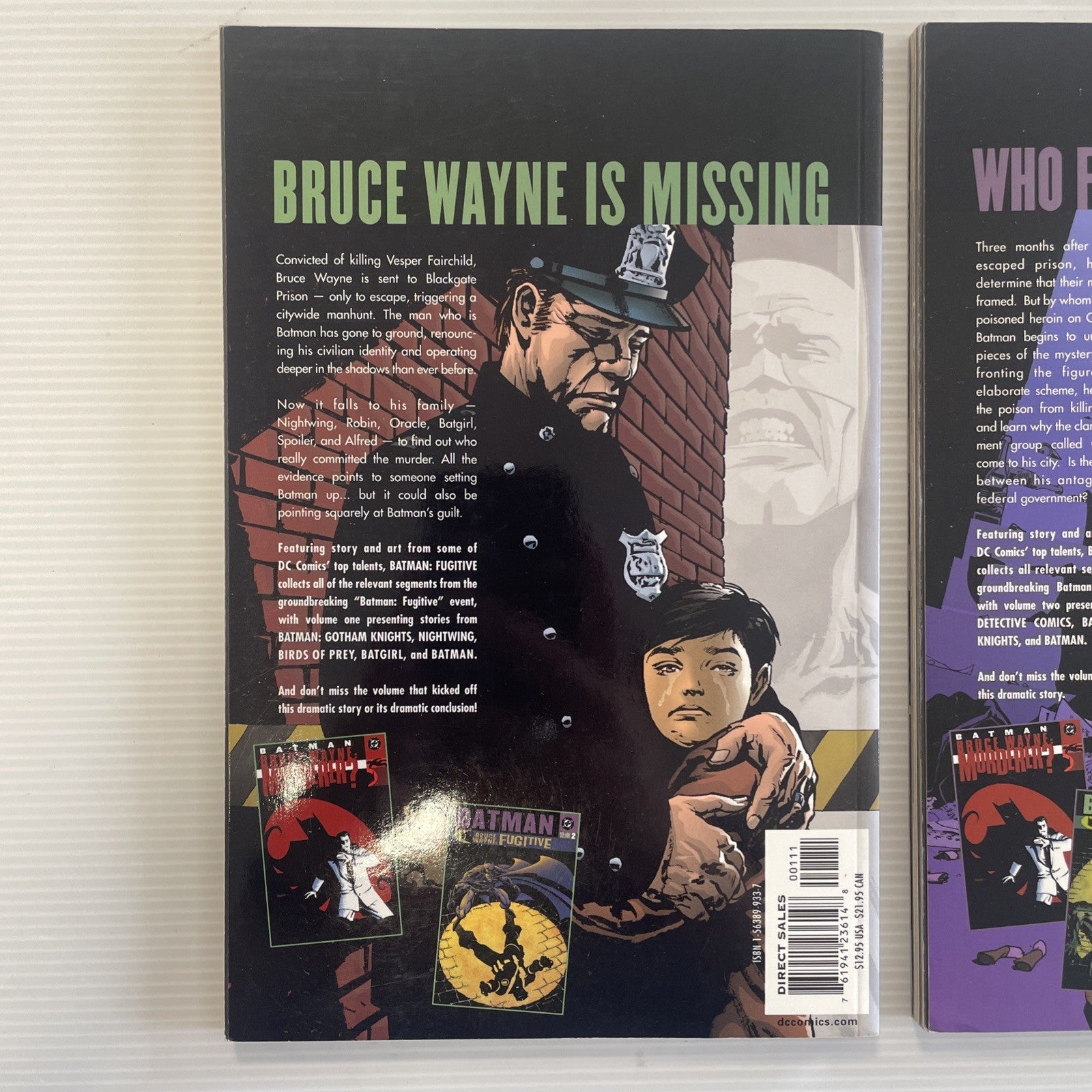 Batman: Fugitive Vol. 1-3 2002 TPB Trade Paperback Graphic Novel Set Complete Se6