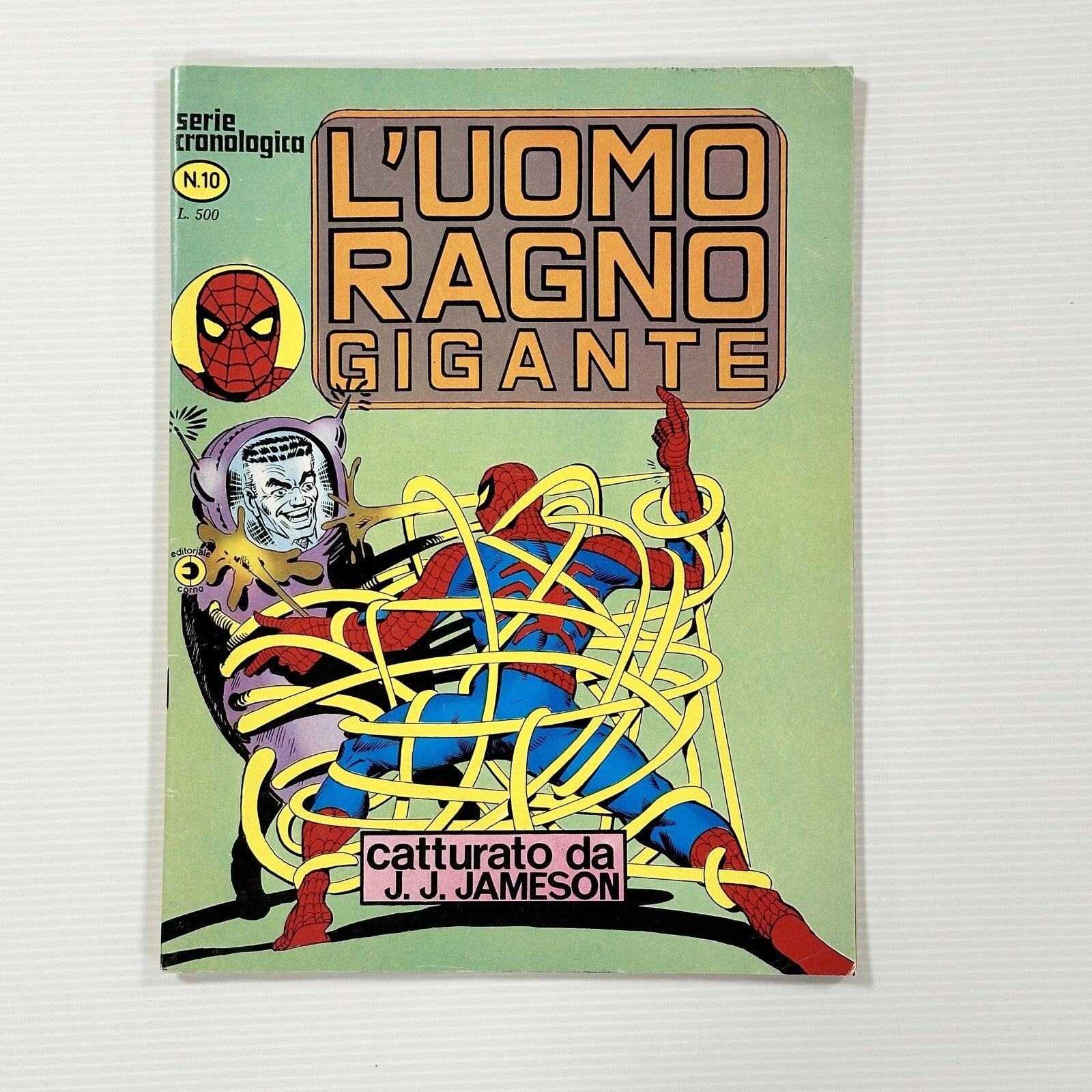 L'uomo Ragno Gigante #10 1976 Italian Spider-man FN0