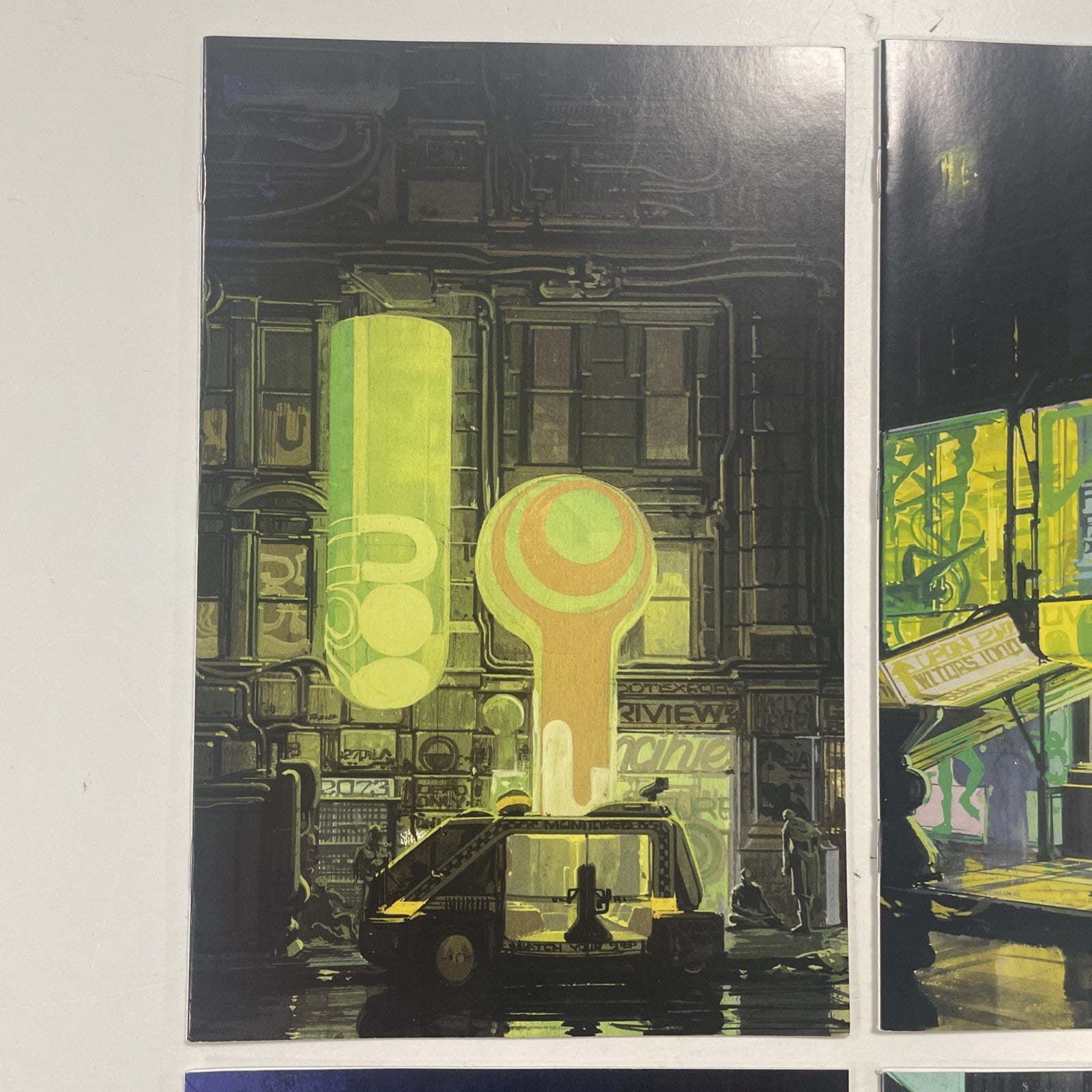 Blade Runner 2019 #5, #6, #7, #8 Syd Mead NYCC Virgin Variant set1