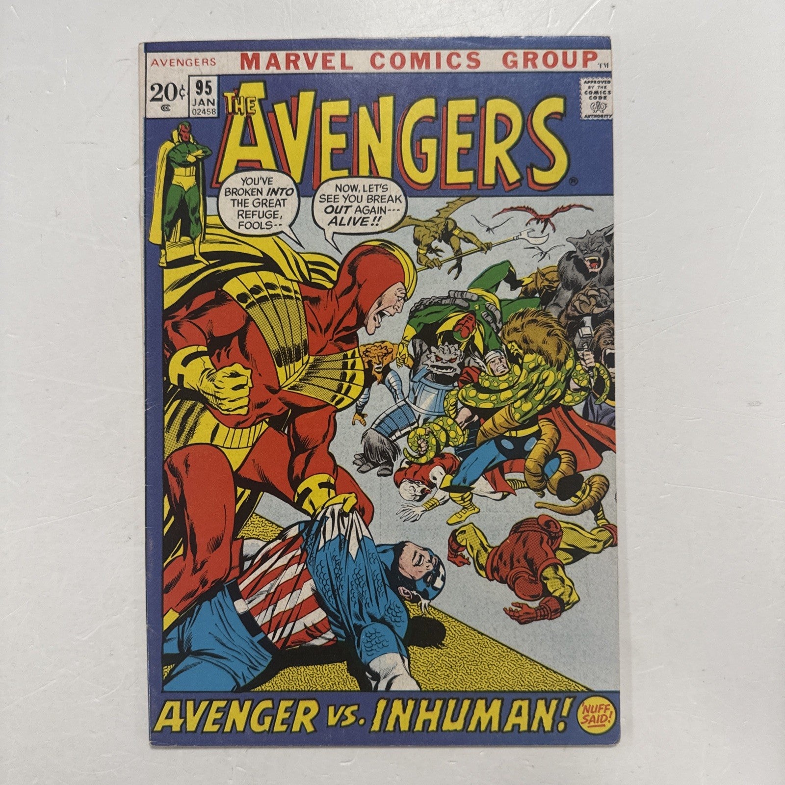 Avengers #95 1972 FN-0