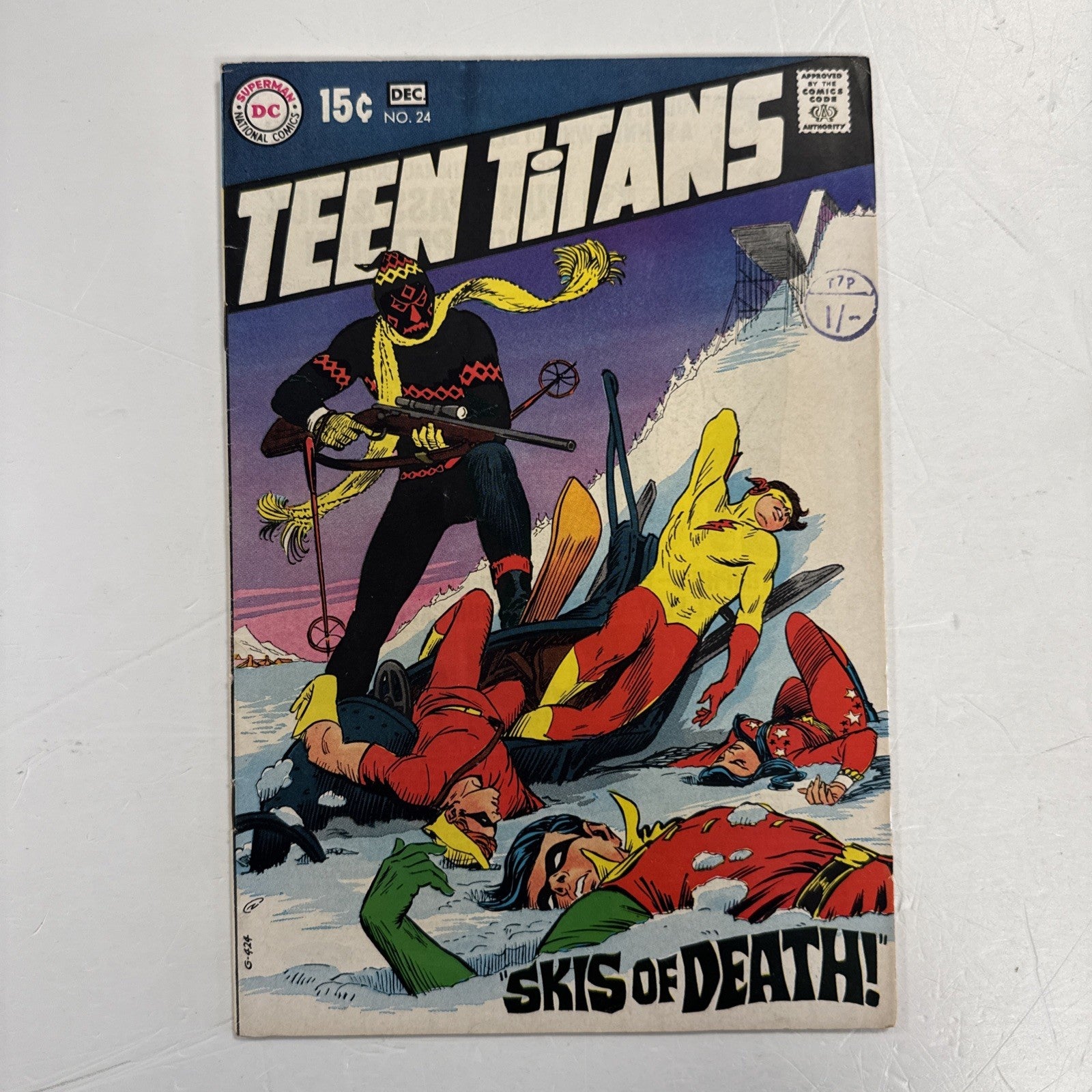 Teen Titans #24 1969 FN Pence Stamp0
