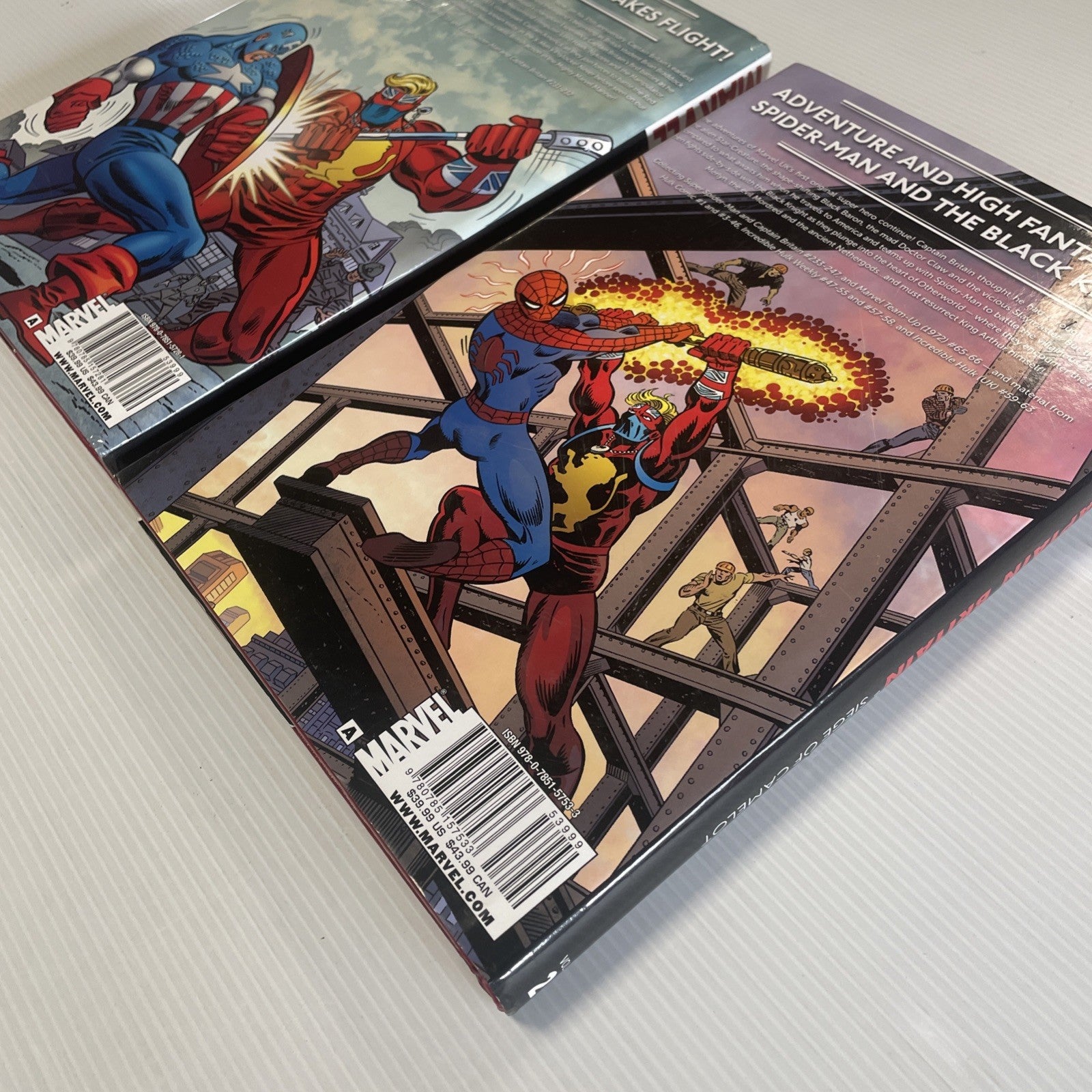 Captain Britain Vols 1 & 2 Set Birth Of A Legend, Siege of Camelot HC Graphic No15