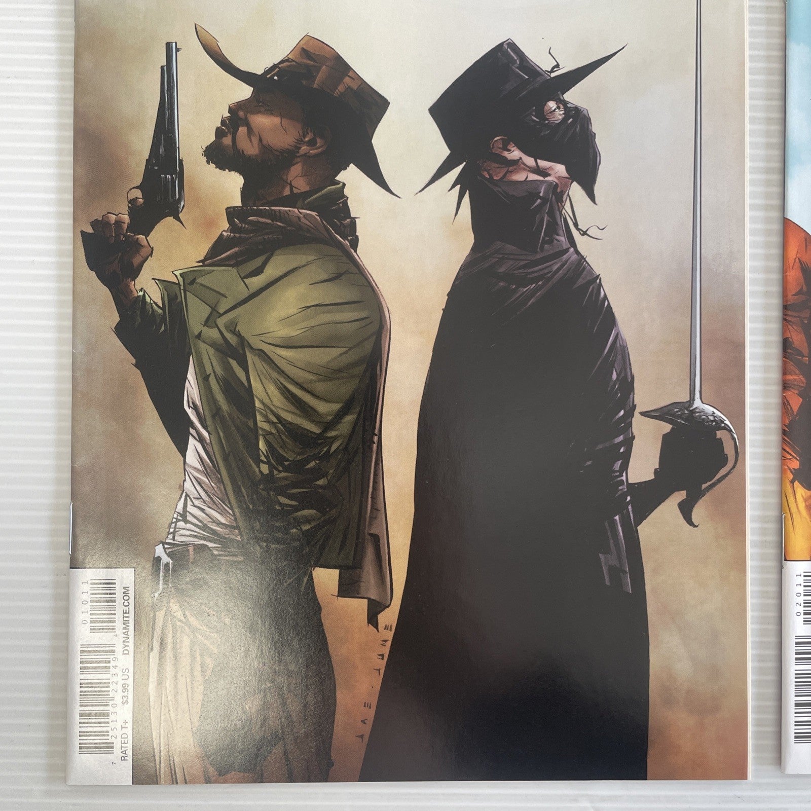 Django Zorro #1 & #2 2014 NM Tarantino, Wagner Jae Lee Dynamite3