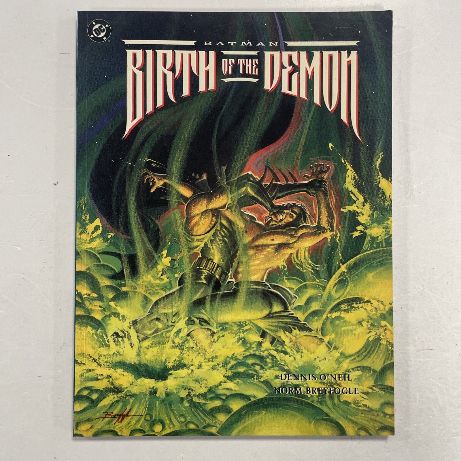 Batman: Birth of the Demon 1993 First Paperback Edition (Embossed Cover)0