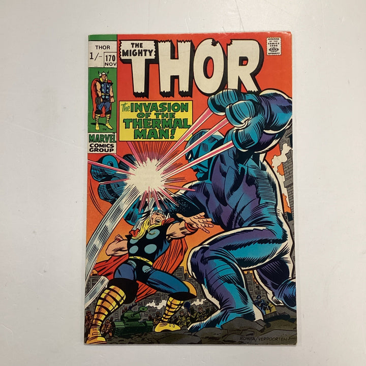 The Mighty Thor #170 1969 FN0