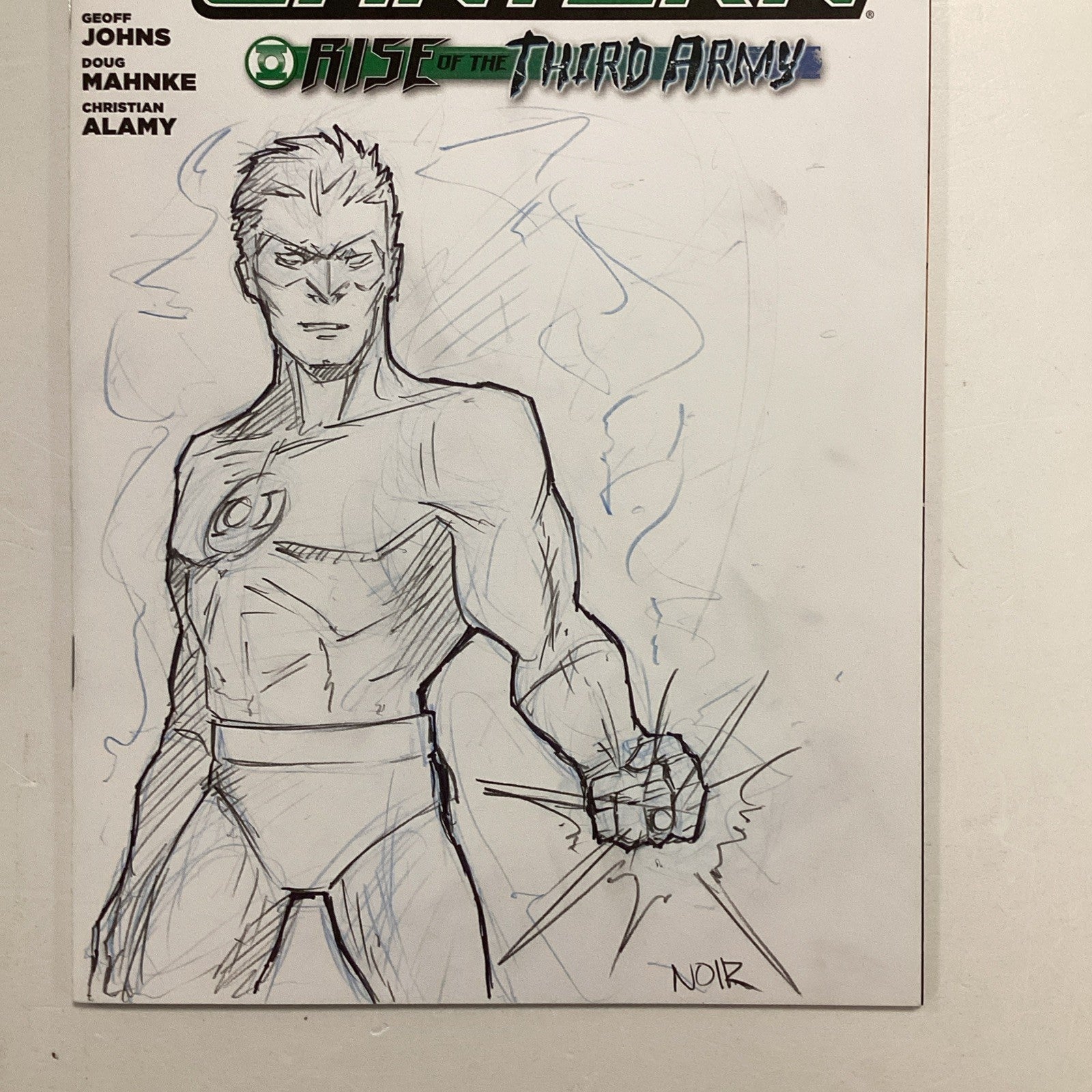 Green Lantern #13 Variant Sketchbook Cover by Andres Manuel Labrada2