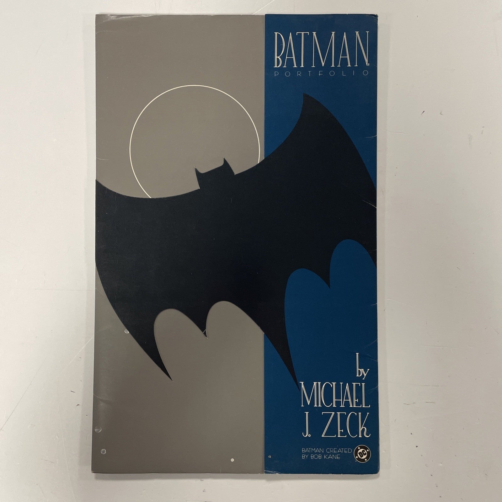 Batman Portfolio by Mike Zeck 1988 6 Piece Artwork Set0