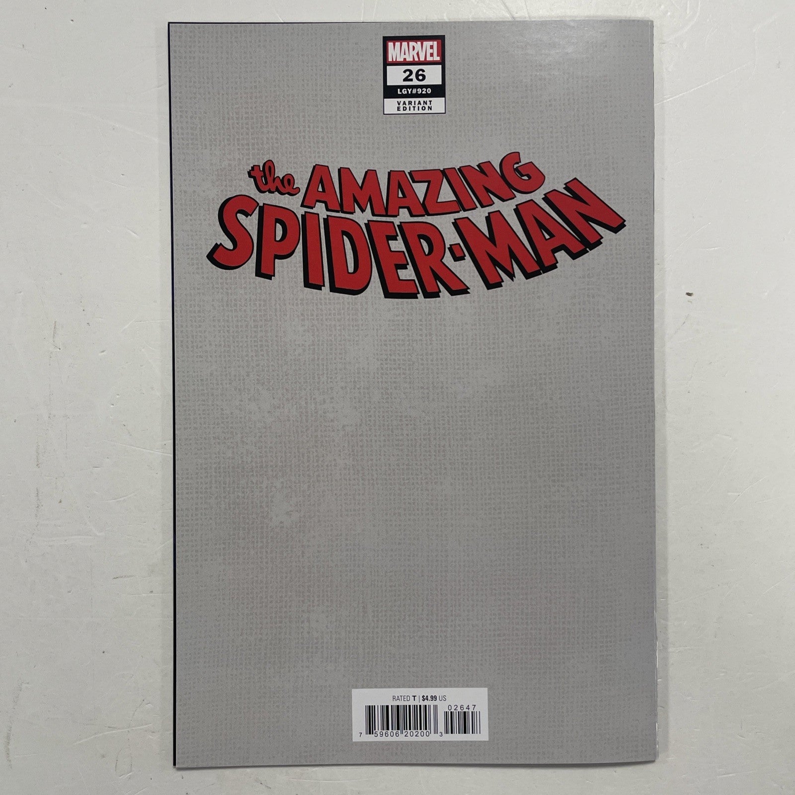 Amazing Spider-man #26 2022 NM Arthur Adams B&W Sketch Virgin Variant4