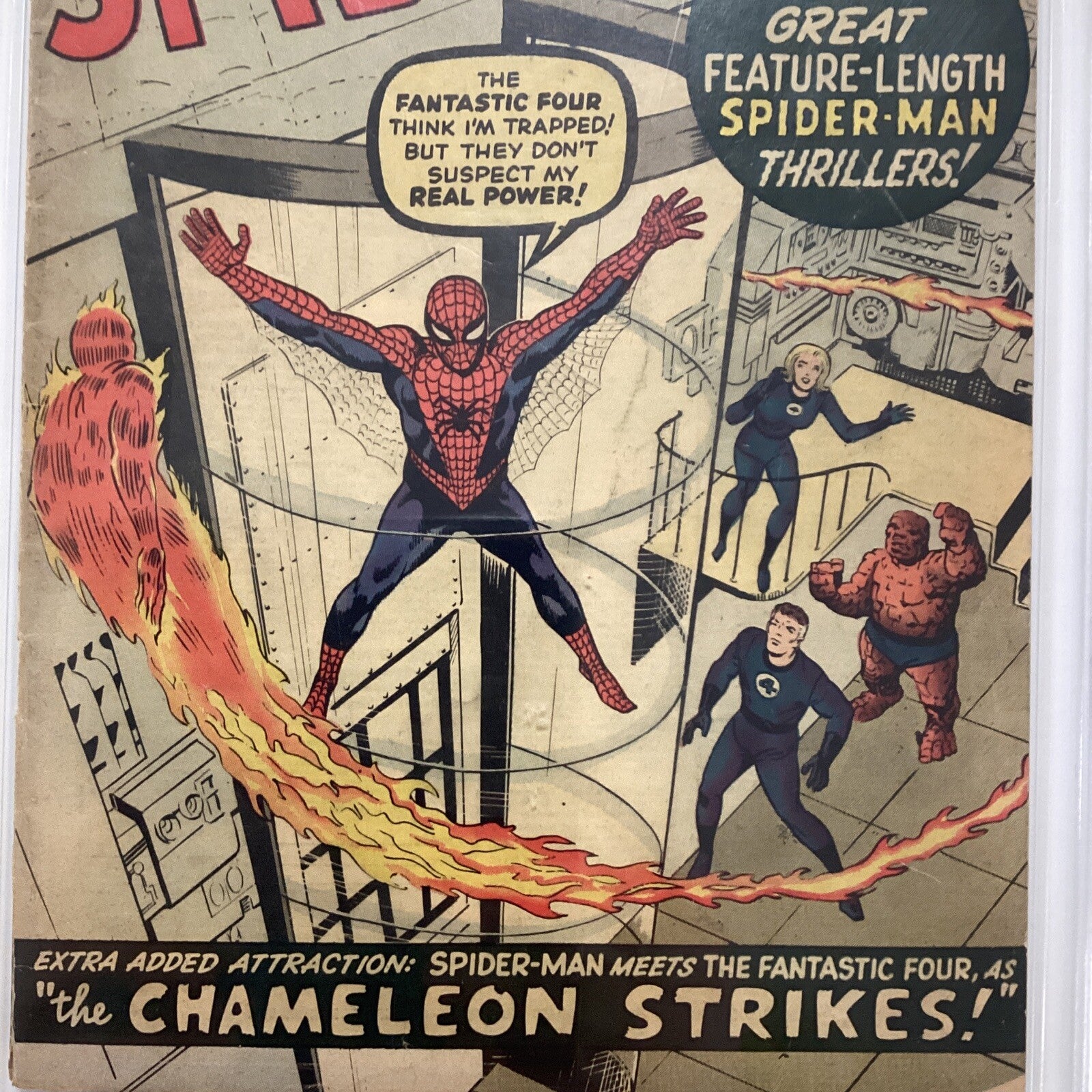 Amazing Spider-Man #1 1963 Off-White/White CBCS 5.5 UK Edition7