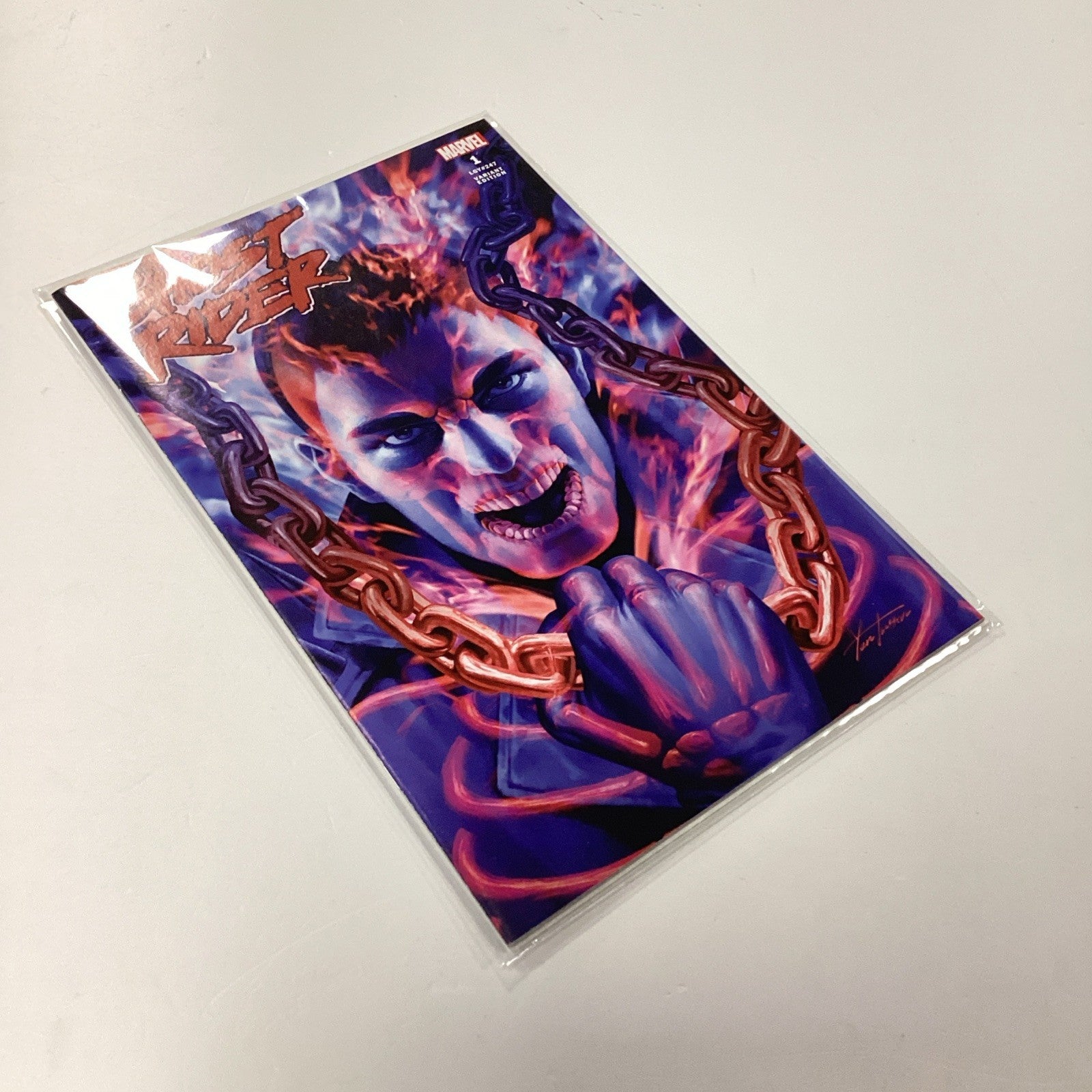 Ghost Rider #1 2022 Double Exposure Yoon Virgin & Trade Variant Boxed Set + Glas5